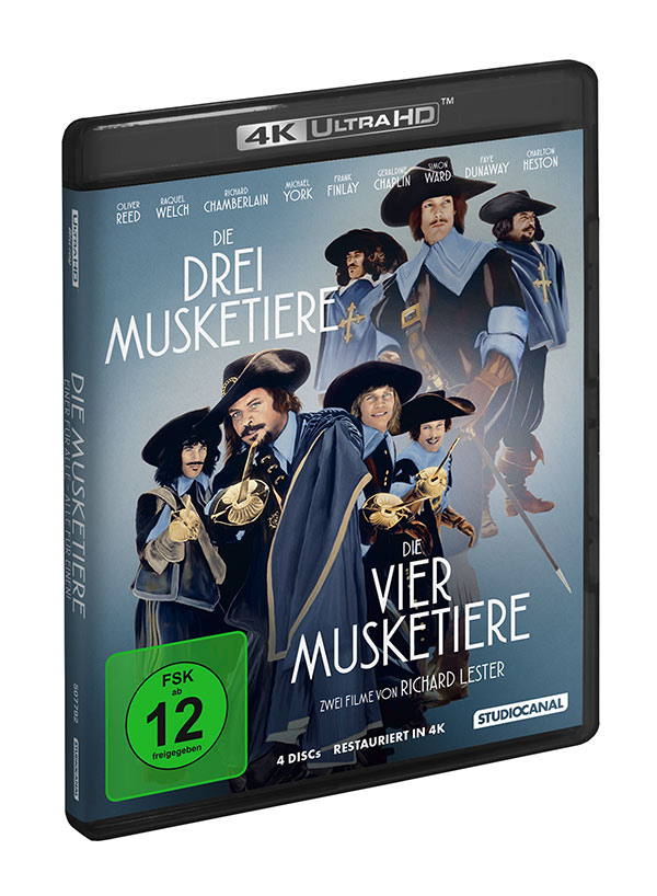 Die Musketiere - Einer für Alle - Alle für einen! (2 4K Ultra HDs + 2 Blu-rays) Die Musketiere - Einer für Alle - Alle für einen! (2 4K Ultra HDs + 2 Blu-rays)