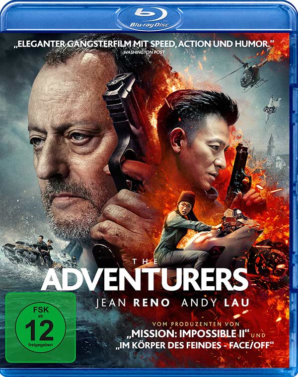 The Adventurers (Blu-ray) Cover Werbung, Plakat