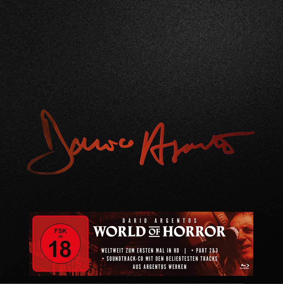 Dario Argento - World of Horror (Special Edition, 3 Blu-rays+CD) (Shop exkl.) Cover