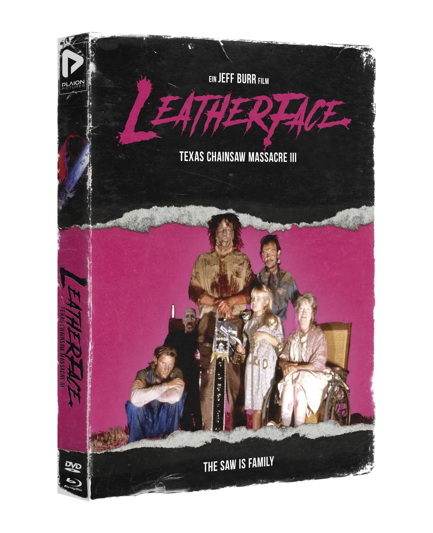 Leatherface: Texas Chainsaw Massacre III (Digipack, 2 Blu-rays+1 DVD) Leatherface: Texas Chainsaw Massacre III (Digipack, 2 Blu-rays+1 DVD)