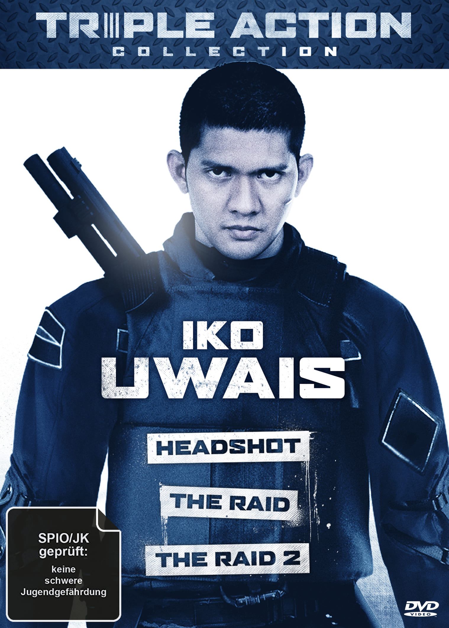 Iko Uwais Triple Action Collection (DVD) Cover Iko Uwais Triple Action Collection (DVD) Cover