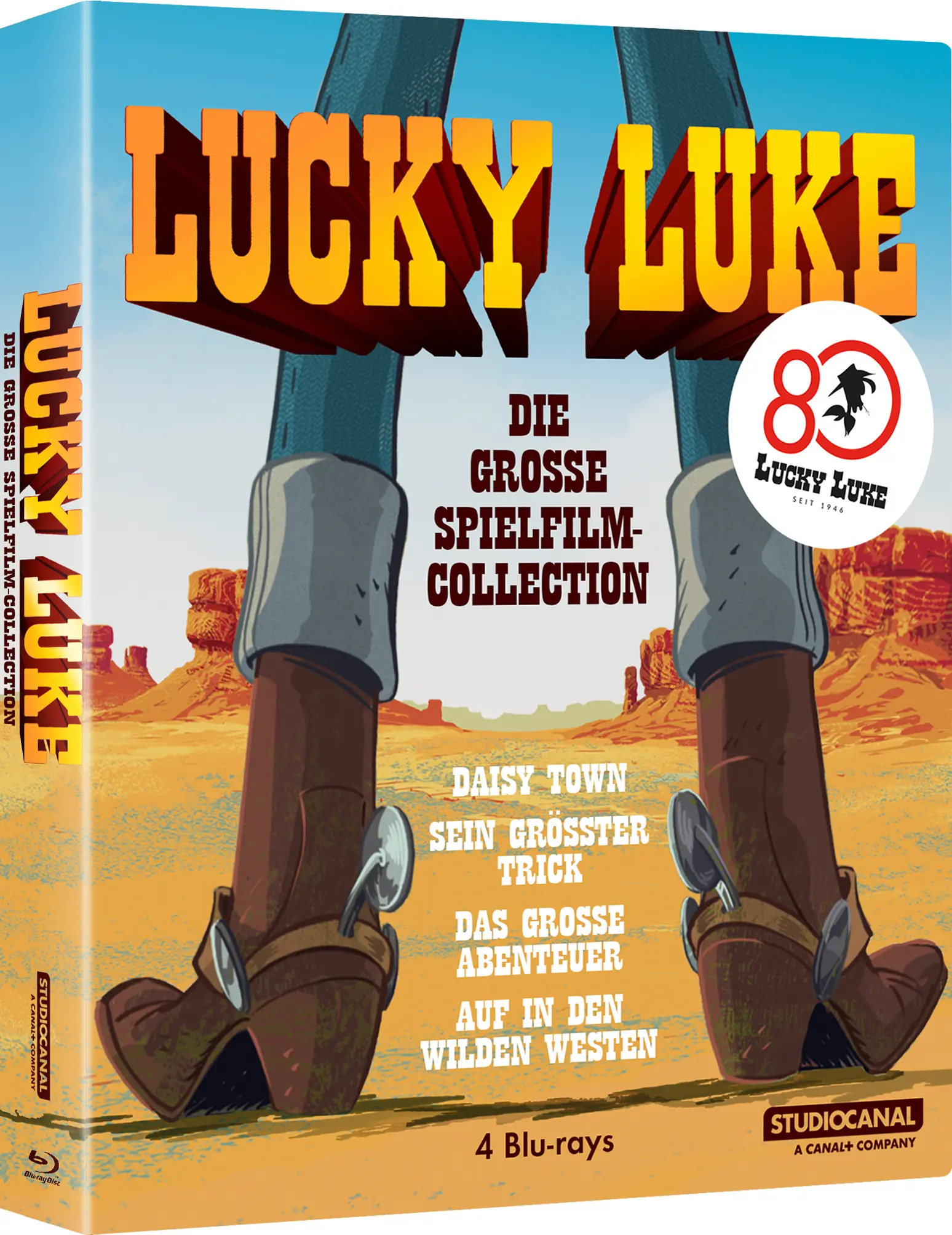 Lucky Luke: Die große Spielfilm-Collection (4 Blu-rays)