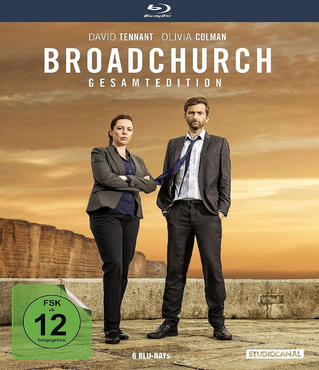 Broadchurch - Staffel 1-3 - Gesamtedition (6 Blu-rays) Cover Broadchurch - Staffel 1-3 - Gesamtedition (6 Blu-rays) Cover