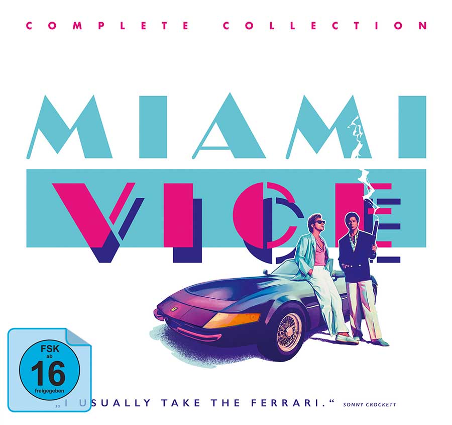 Miami Vice – Die komplette Serie in HD (35 Blu-Rays)-exkl Shop Cover