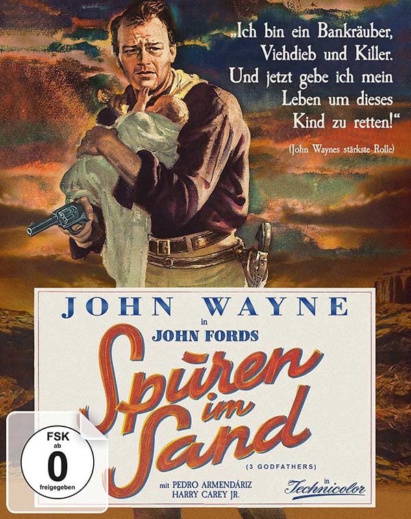 Spuren im Sand (John Wayne) (Mediabook, 2 Blu-rays) Cover