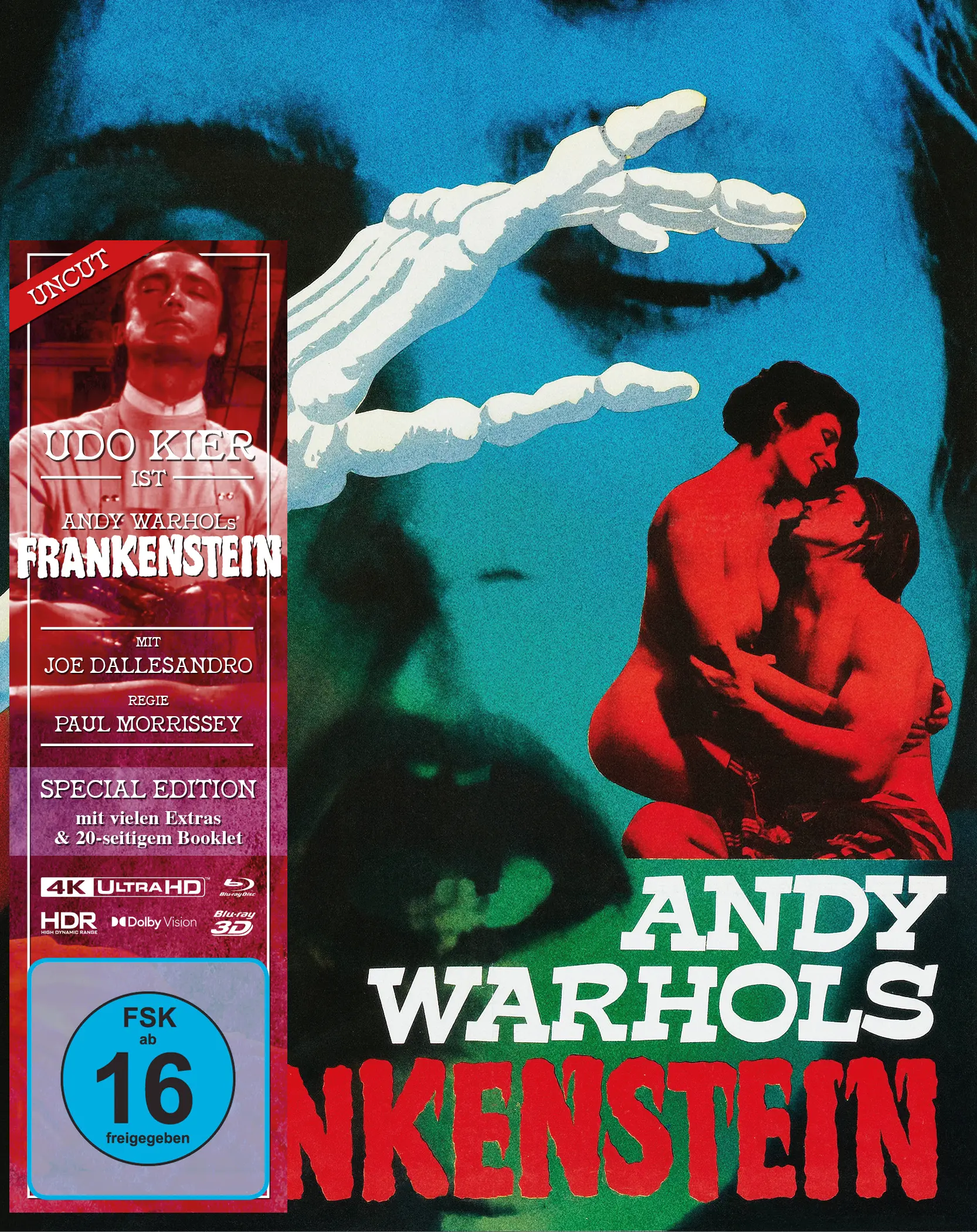 Andy Warhols Frankenstein (Mediabook C, 4K-UHD+2 Blu-rays) (exkl. Shop)