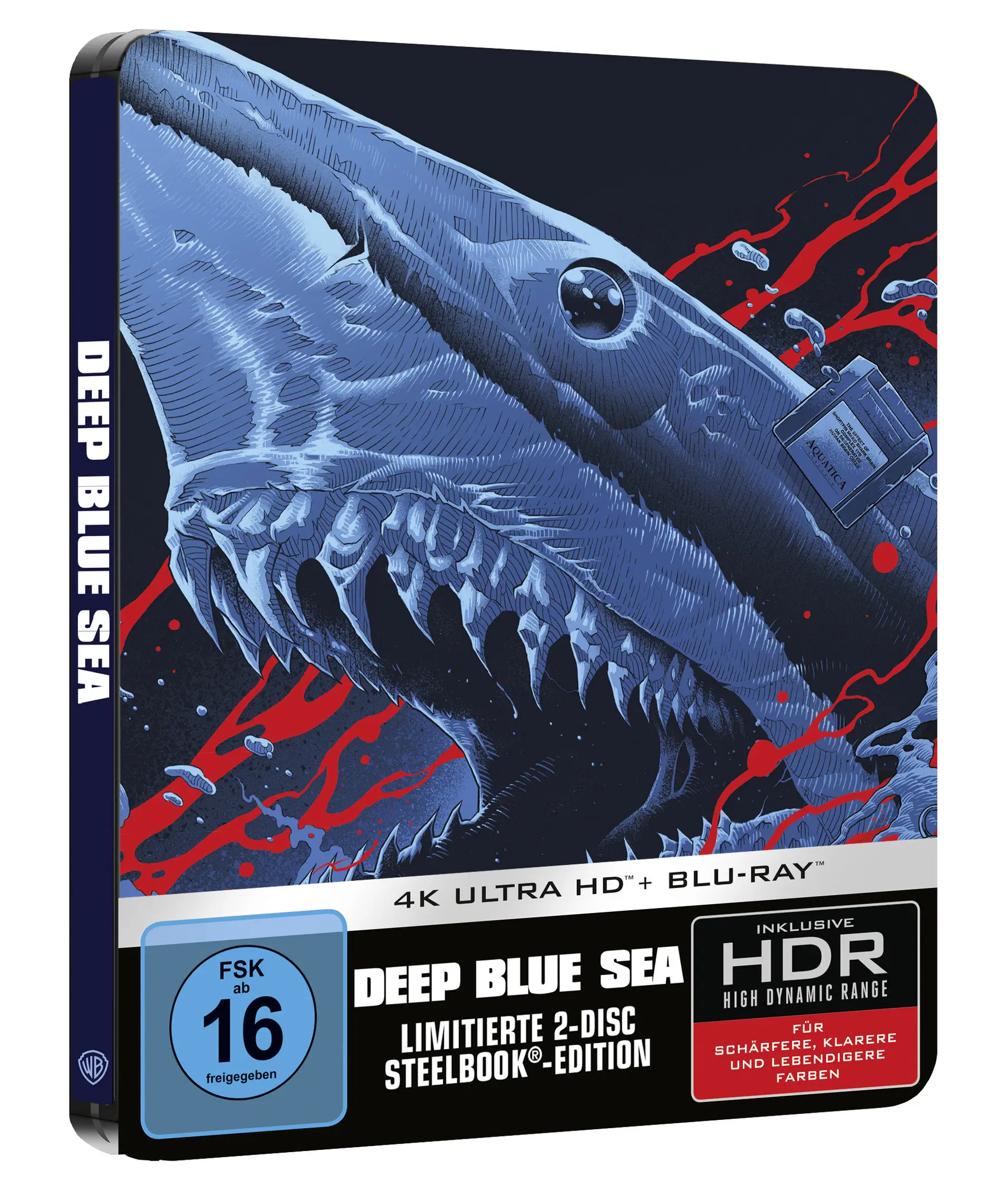 Deep Blue Sea (Steelbook, 4K-UHD+Blu-ray)