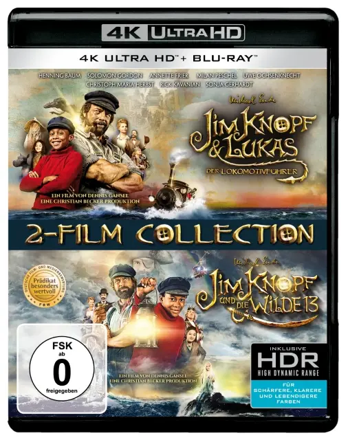 Made in Germany: Die Jim Knopf: 2-Film Collection (4K-UHD+Blu-ray)