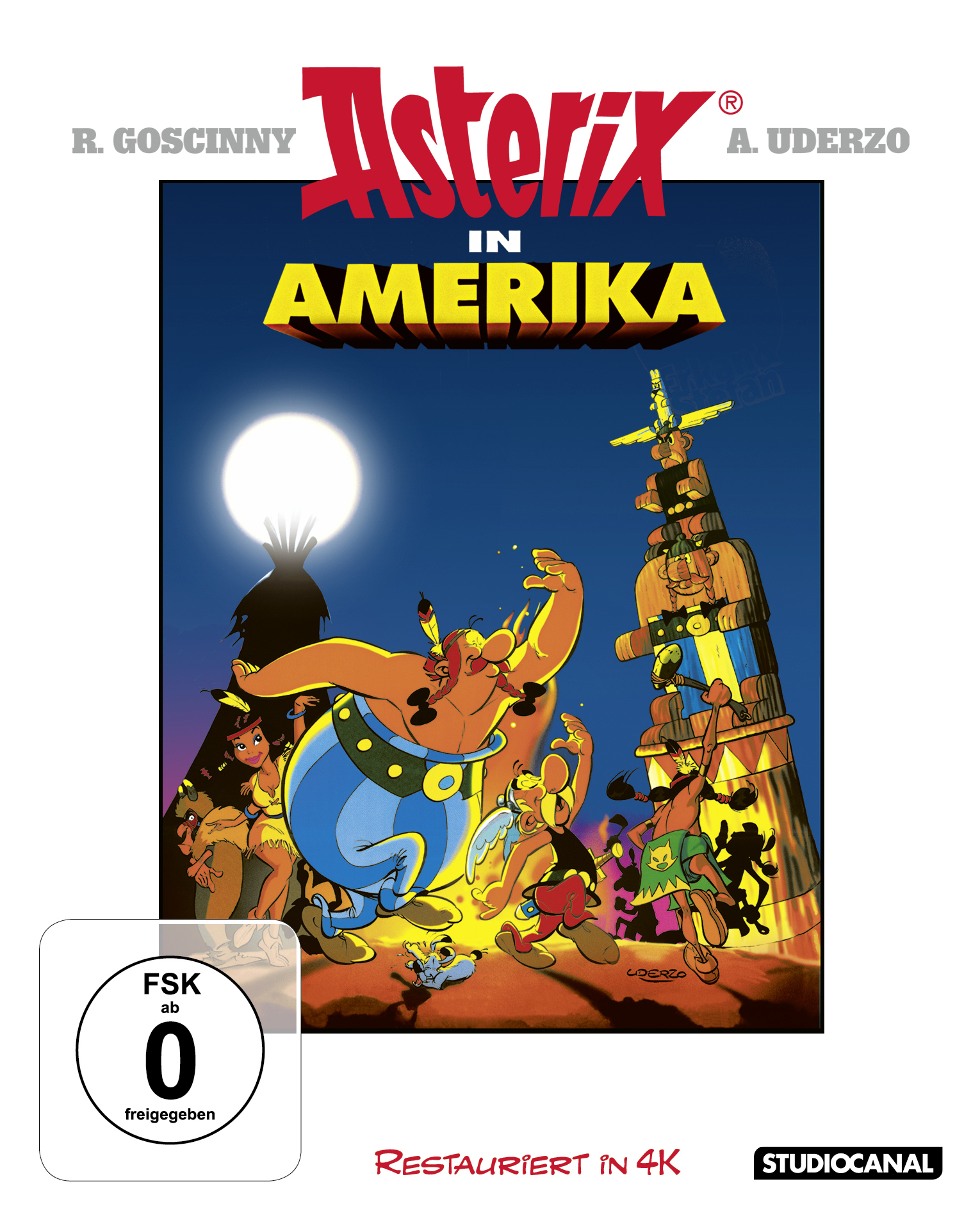 Asterix in Amerika - 30th Anniversary Edition (Blu-ray) Cover