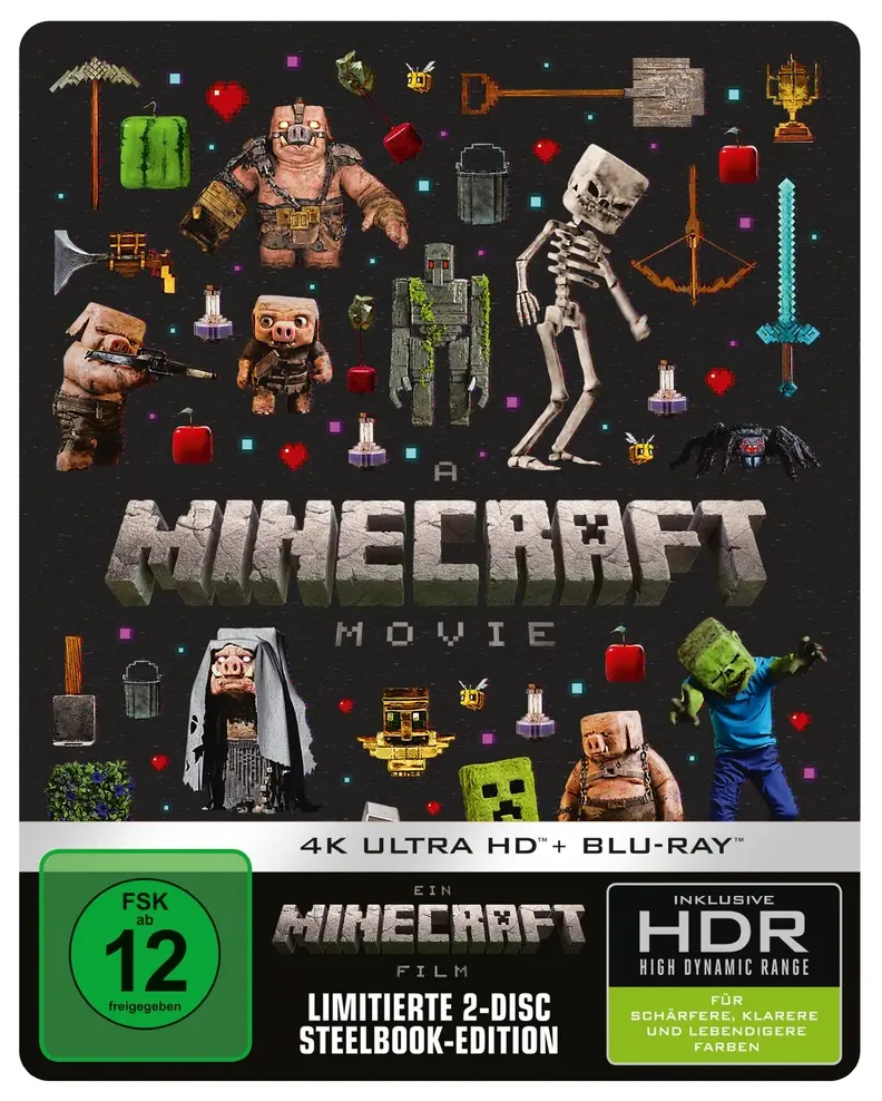 Ein Minecraft Film (2025) (Limitiertes Steelbook B, 4K-UHD + Blu-ray)