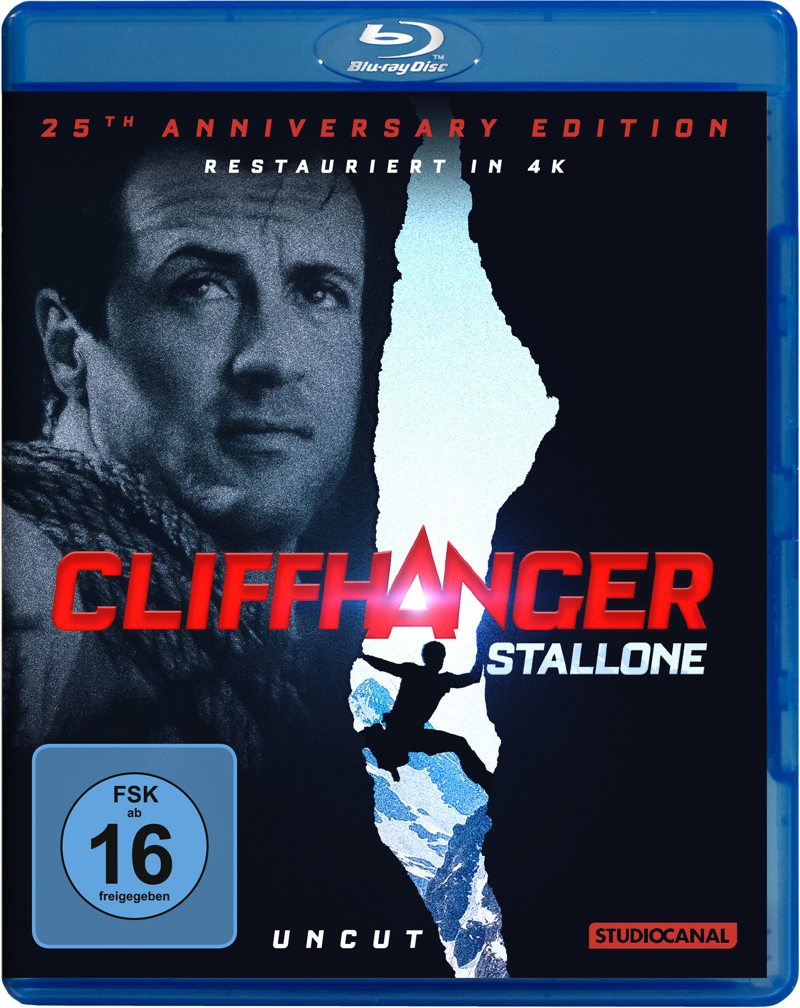 Cliffhanger - 25th Anniversary Edition - Uncut (Blu-ray) Cover Cliffhanger - 25th Anniversary Edition - Uncut (Blu-ray) Cover