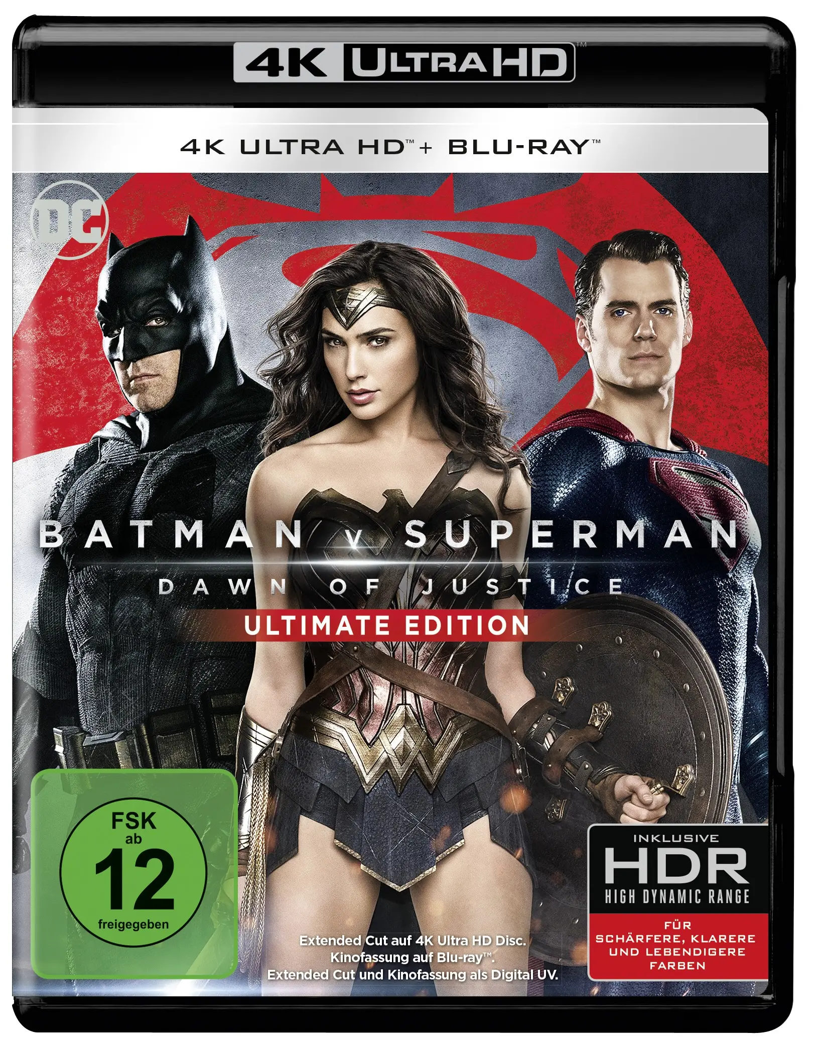 Batman V Superman – Dawn Of Justice: Ultimate Edition – Blu-ray Zonder Nederlands, Voor Engelstalige Fans