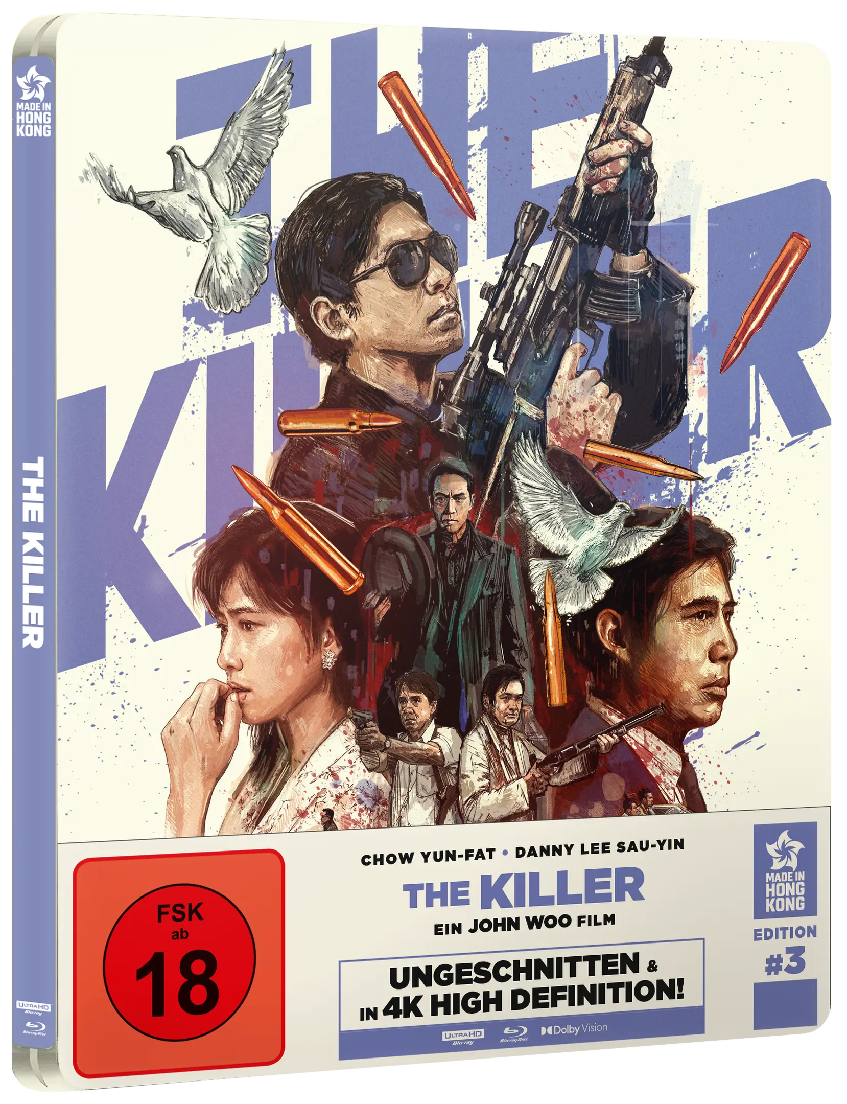 The Killer (Steelbook, 4K-UHD+3 Blu-rays)