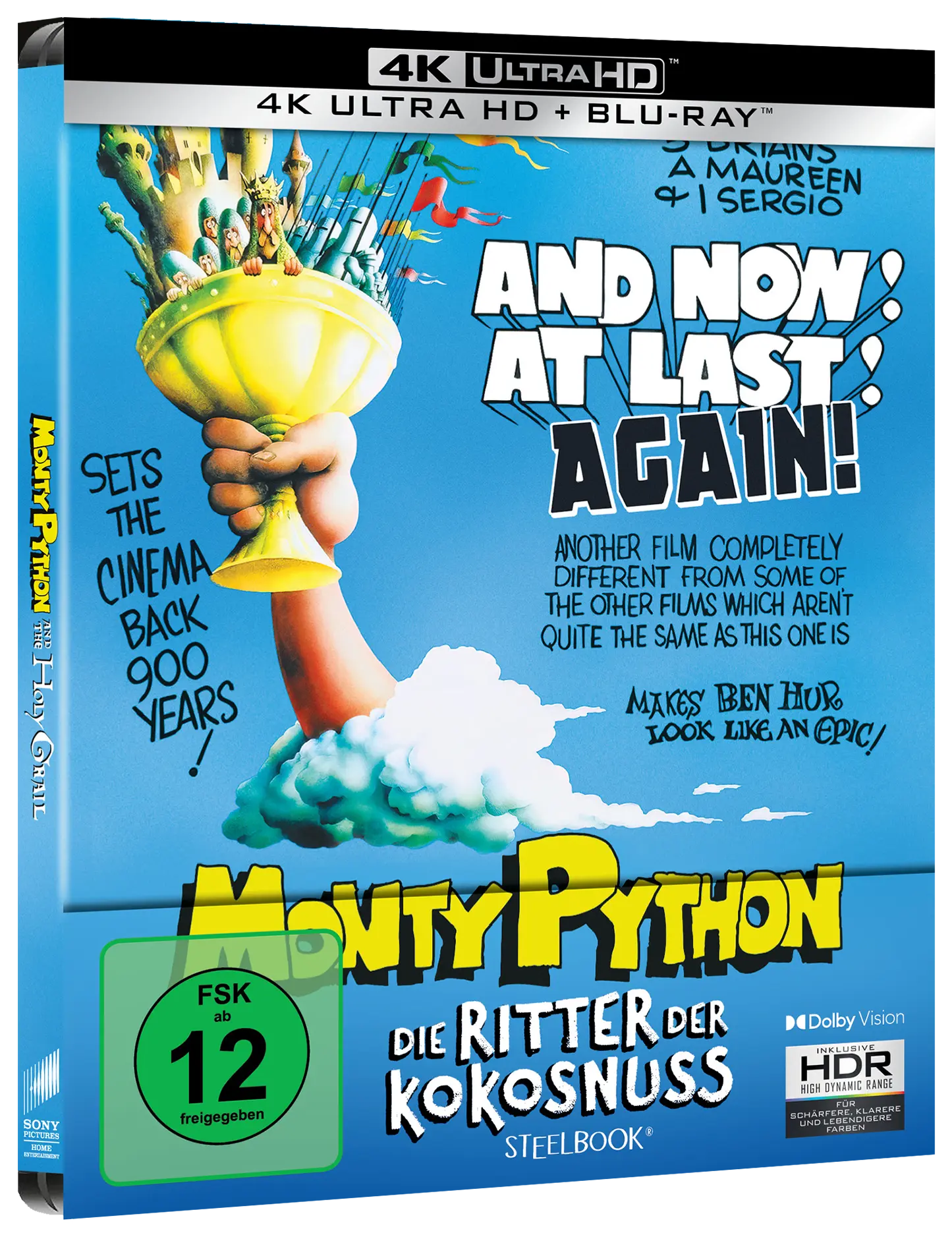 Monty Python - Die Ritter der Kokosnuss (Limitiertes Steelbook, 4K-UHD+Blu-ray) Monty Python - Die Ritter der Kokosnuss (Limitiertes Steelbook, 4K-UHD+Blu-ray)