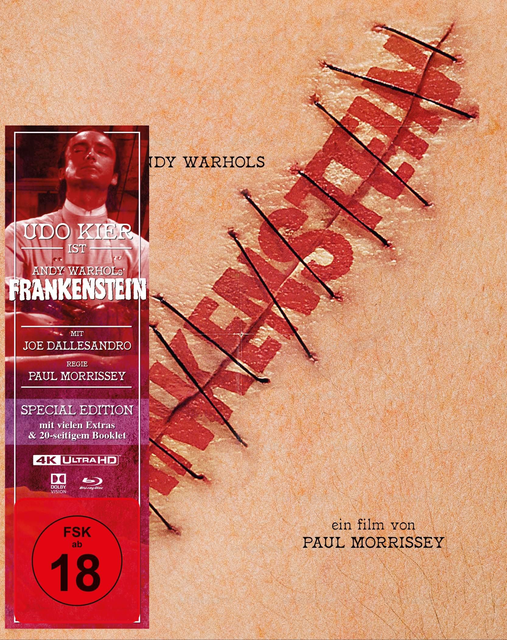 Andy Warhols Frankenstein (Mediabook B, 4K-UHD+2 Blu-rays)