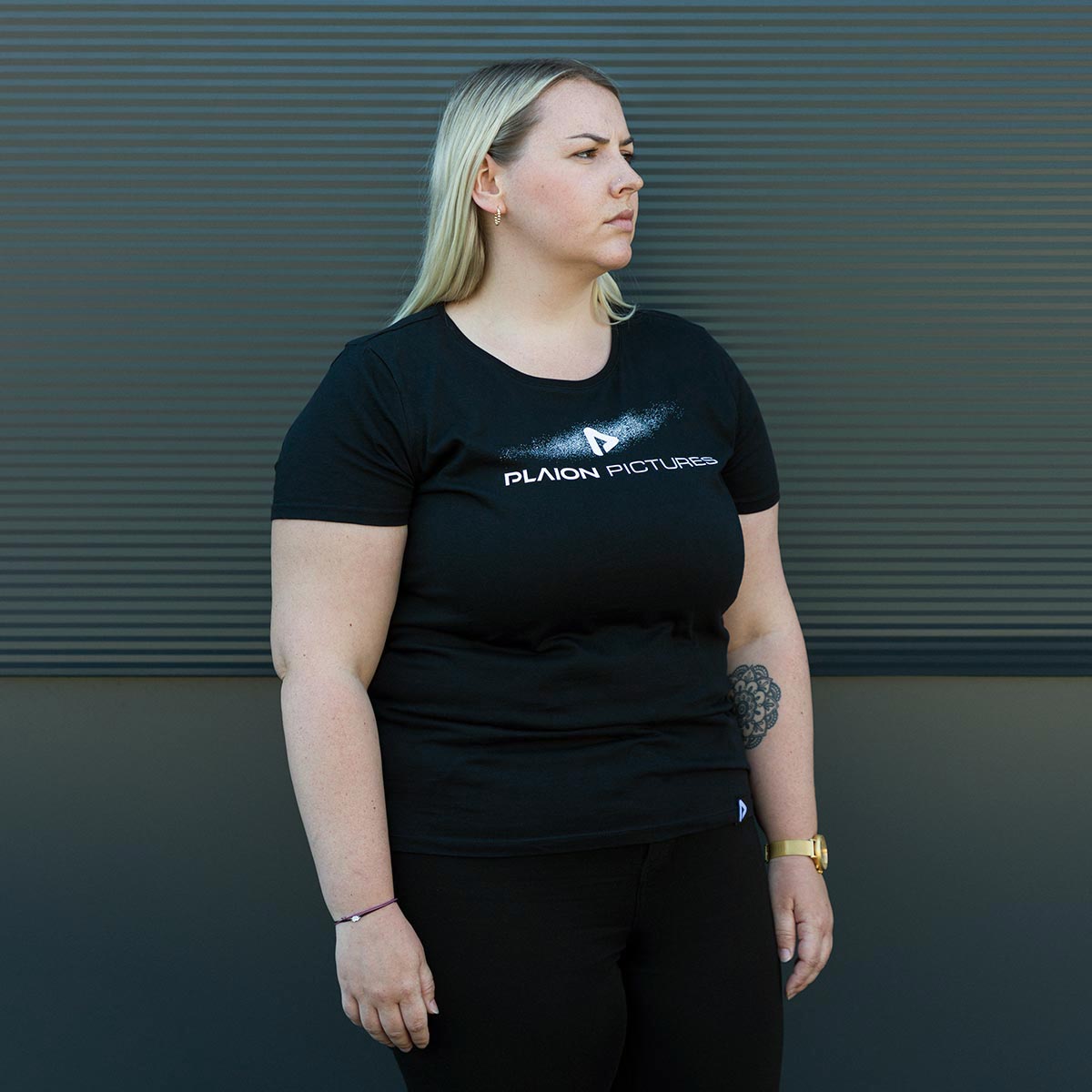 Stardust Logo PP T-Shirt Women Black Stardust Logo PP T-Shirt Women Black