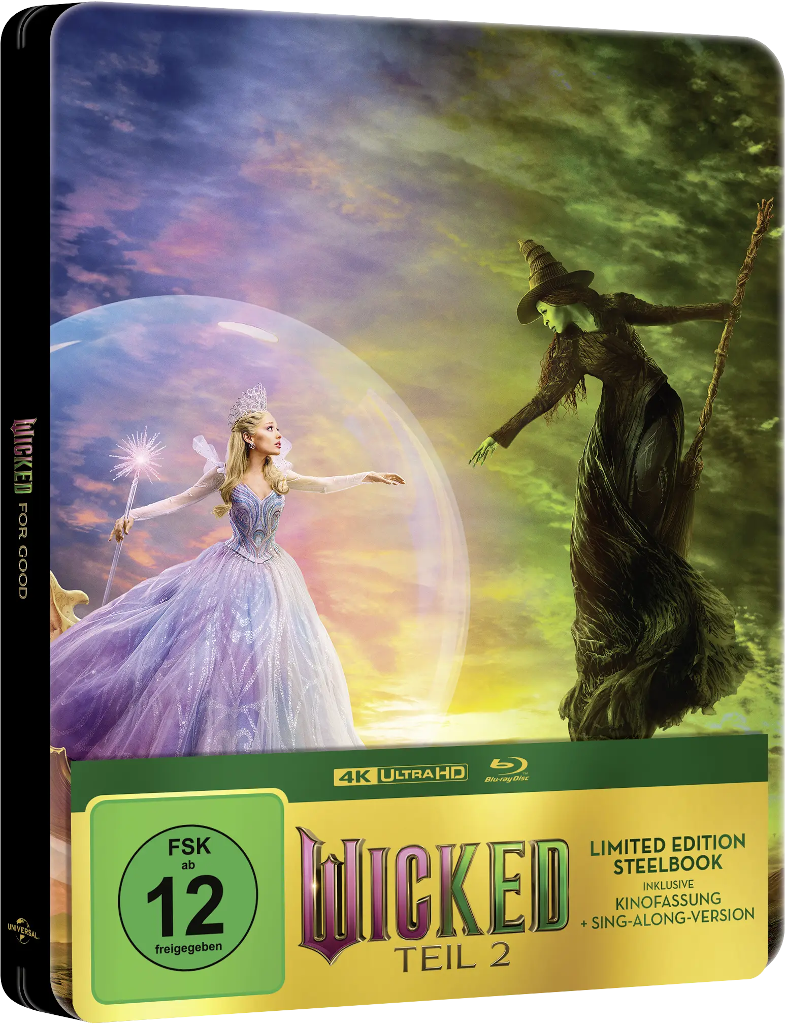Wicked: Teil 2 (Limitiertes Steelbook A, 4K-UHD+Blu-ray)