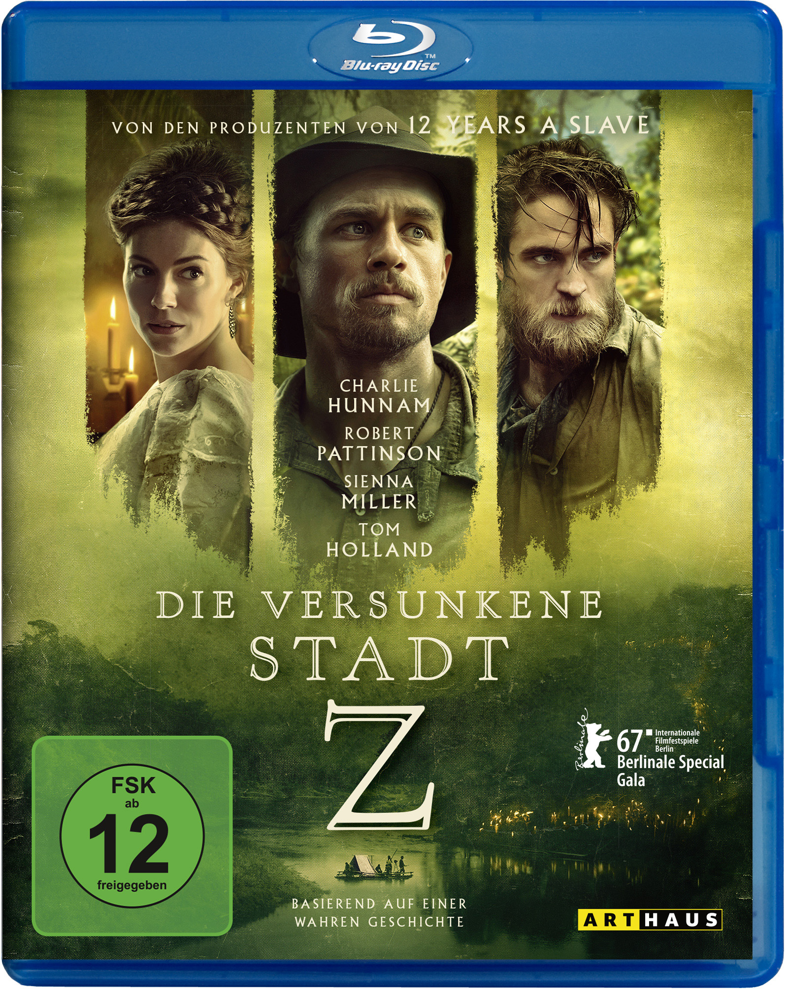 Die versunkene Stadt Z (Blu-ray) Cover Werbung, Plakat, Buch, Person, Mann