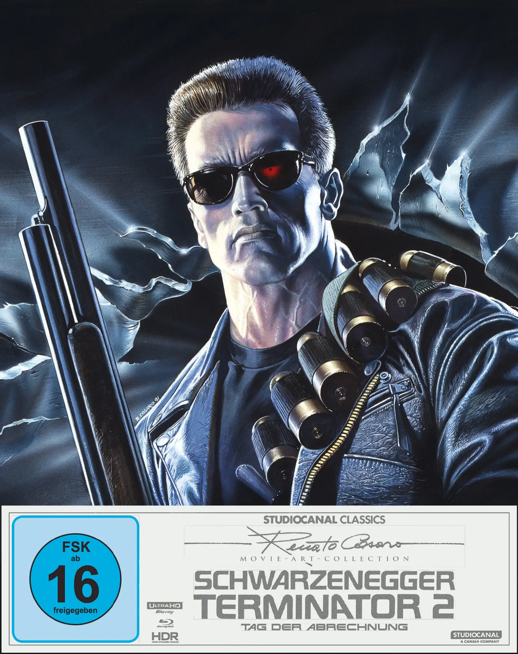 Terminator 2 - Tag der Abrechnung (Casaro Collection) (Mediabook, 4K-UHD+Blu-ray) (Shop) Cover