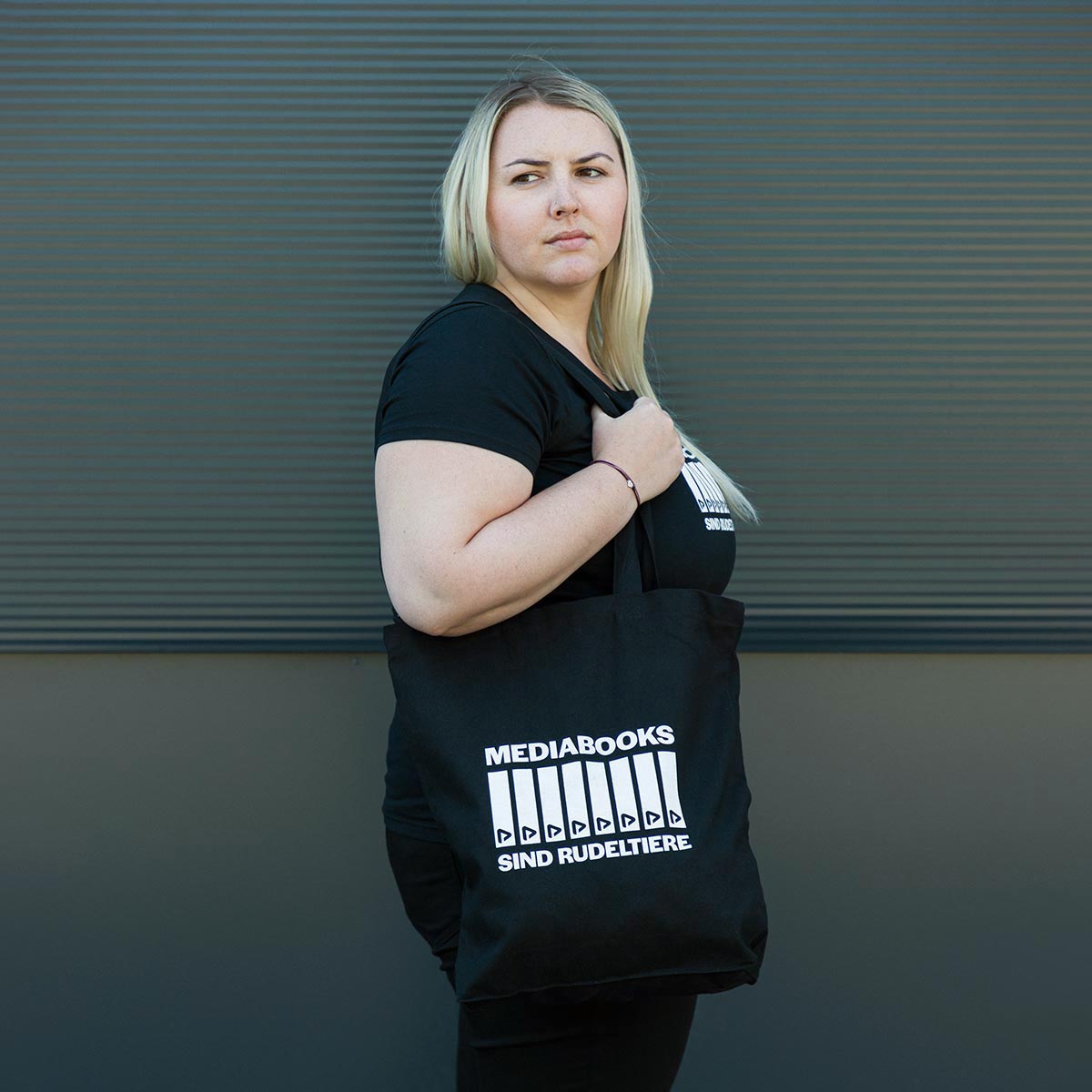 Rudeltiere PP Stofftasche Heavy Black Rudeltiere PP Stofftasche Heavy Black
