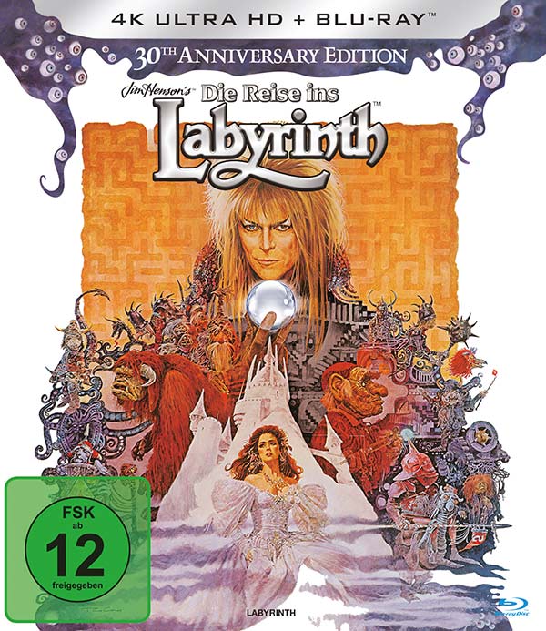 Die Reise ins Labyrinth (30th Anniversary Edition) (4K-UHD) Cover Die Reise ins Labyrinth (30th Anniversary Edition) (4K-UHD) Cover