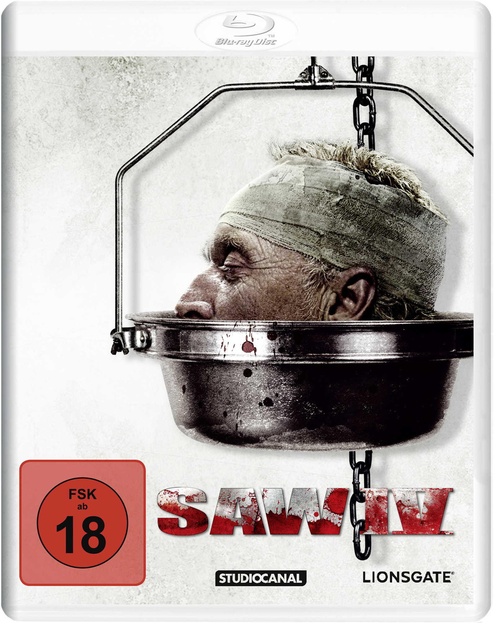 SAW IV - White Edition (Blu-ray) Werbung, Kappe, Erwachsener, Mann, Person