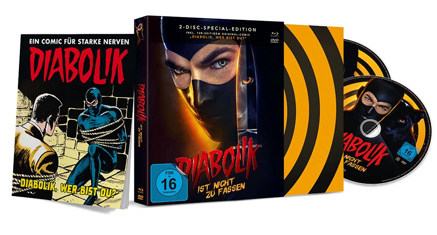 Diabolik ist nicht zu fassen (Special Edition mit Comic, Blu-ray+DVD) Image 3