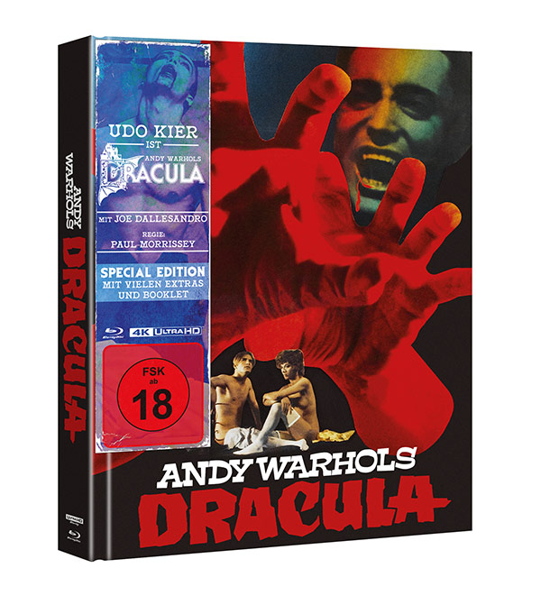 Andy Warhols Dracula (Mediabook C, 4K-UHD+2 Blu-rays) (exkl. Shop) Andy Warhols Dracula (Mediabook C, 4K-UHD+2 Blu-rays) (exkl. Shop)