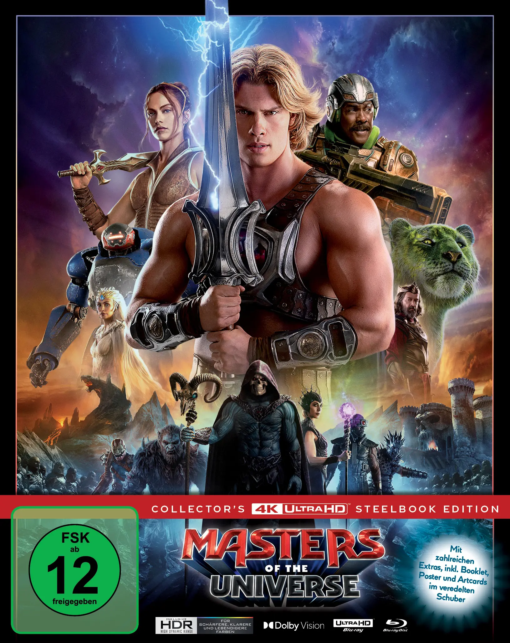 4K-UHD-Blu-ray, Steelbook-Edition, Masters of the Universe, Fantasy-Action, Sammleredition