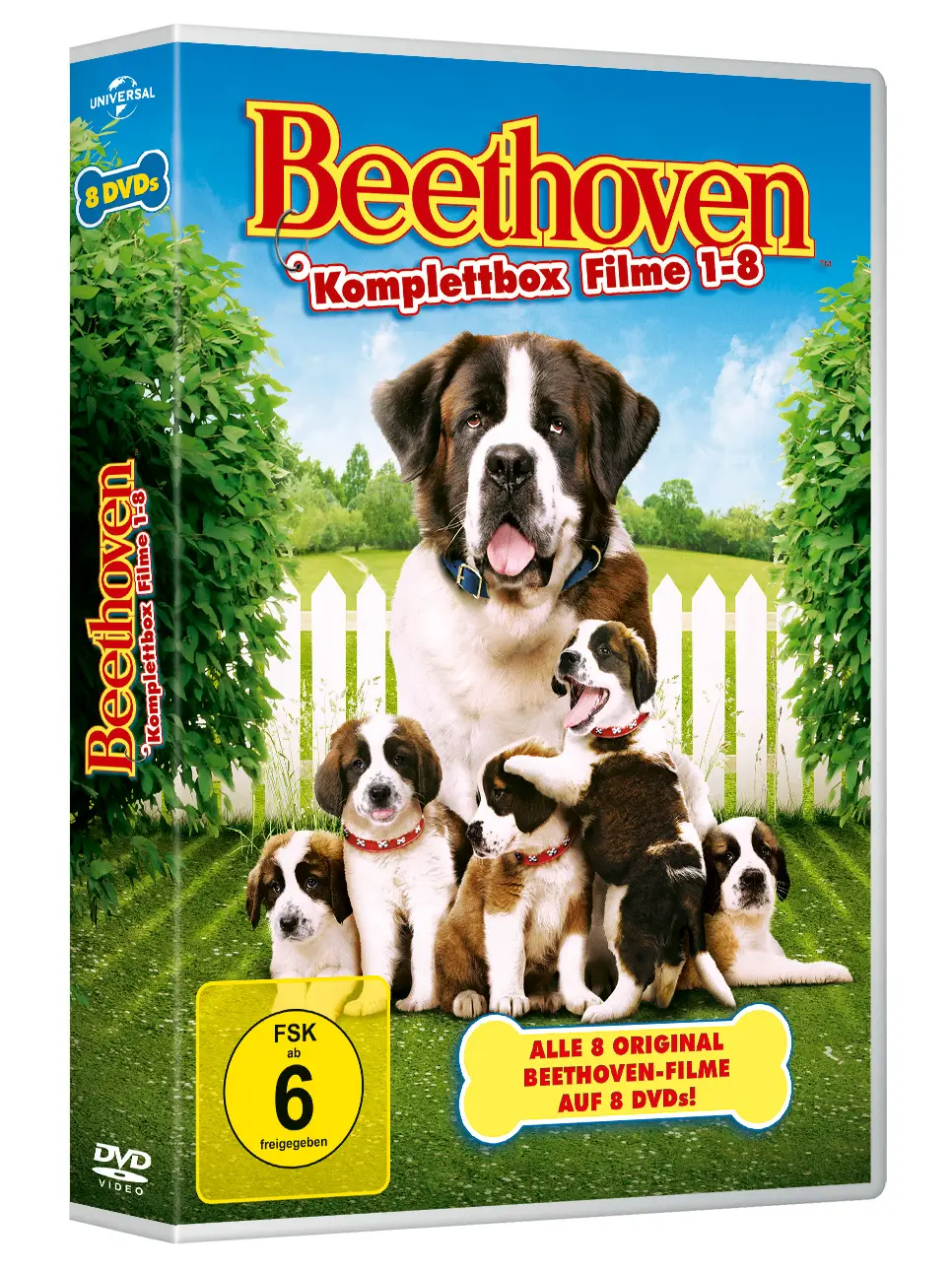 Beethoven - Komplettbox Film 1-8  (DVD)