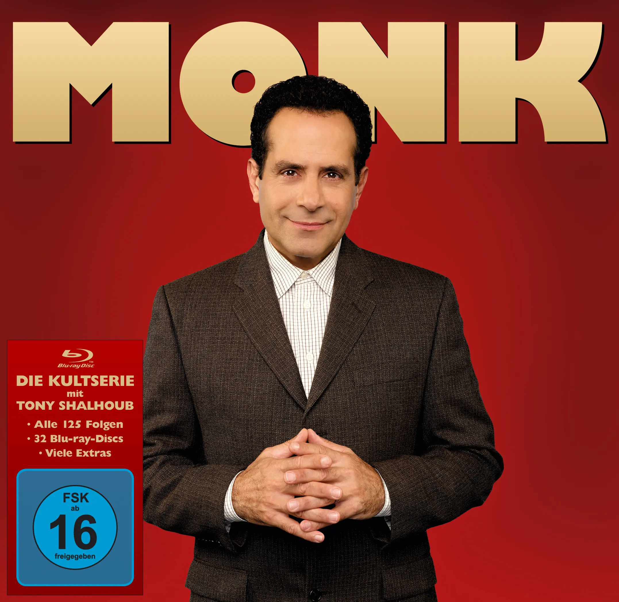 Monk - Die komplette Serie (32 Blu-rays)