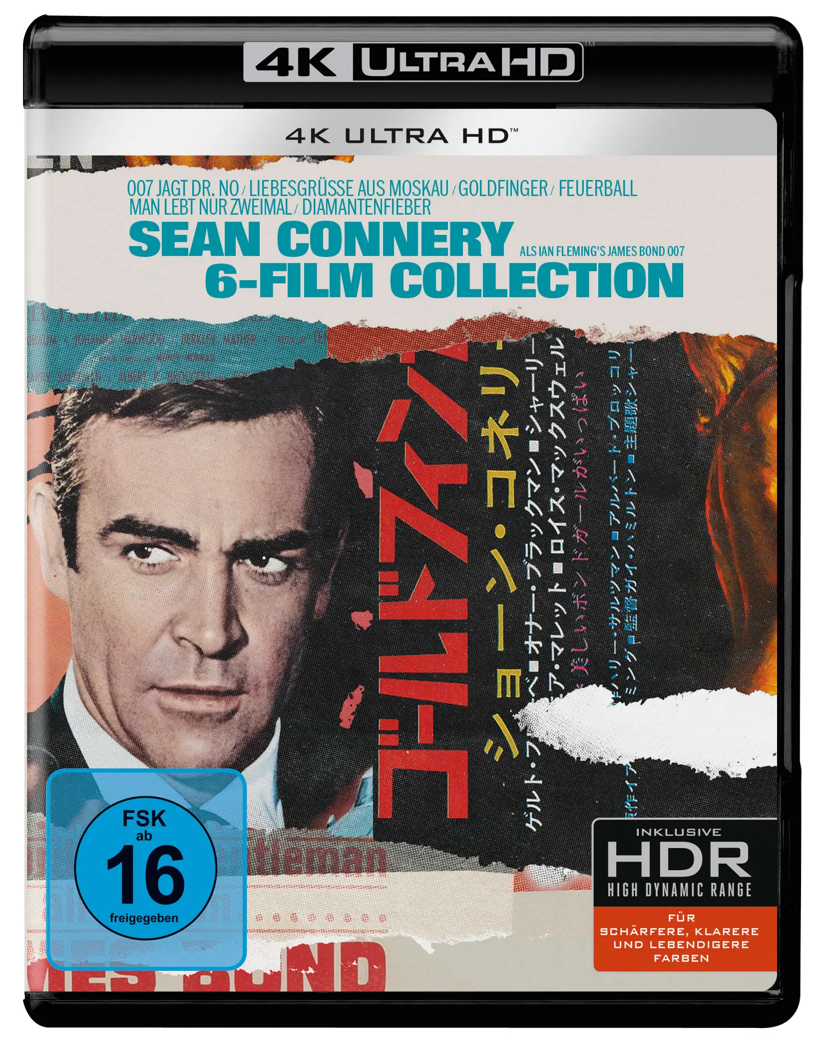 James Bond - Sean Connery 6-Film Collection (6 4K-UHD)