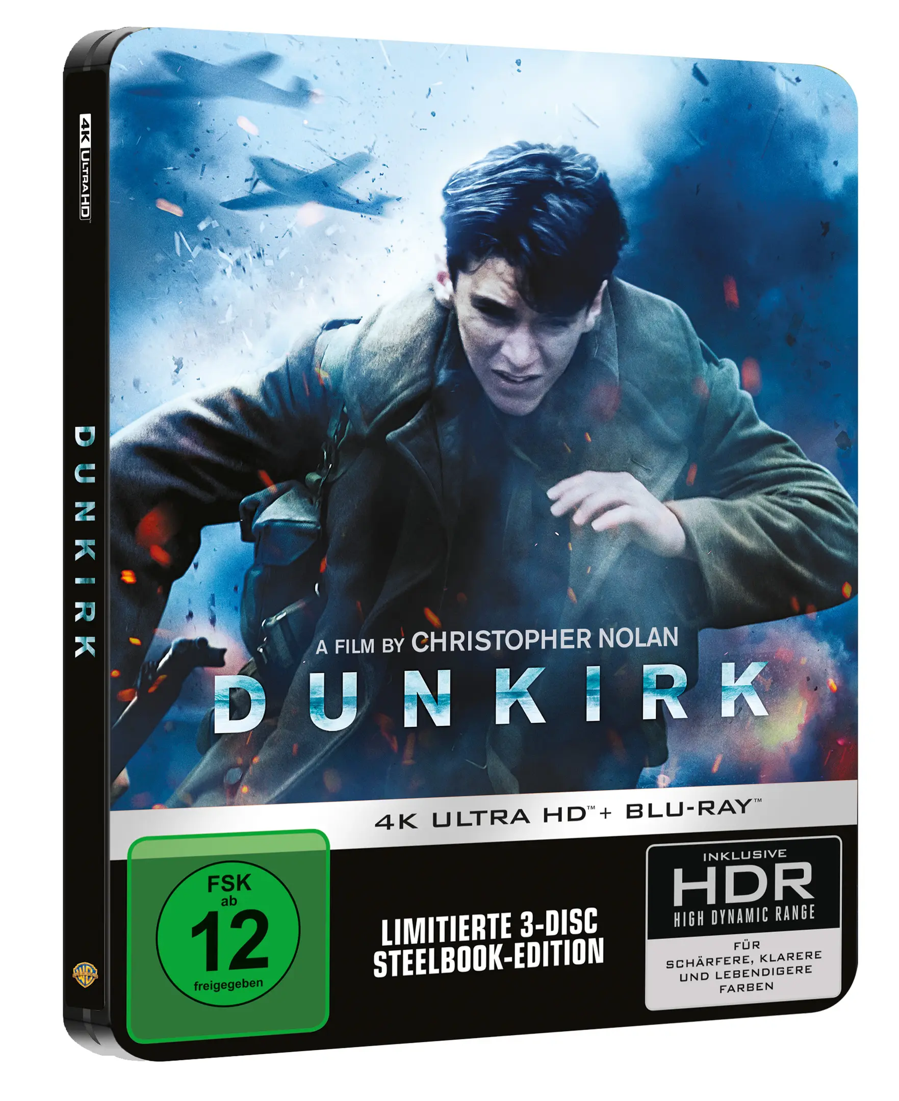 Dunkirk (Steelbook, 4K-UHD+2 Blu-rays)