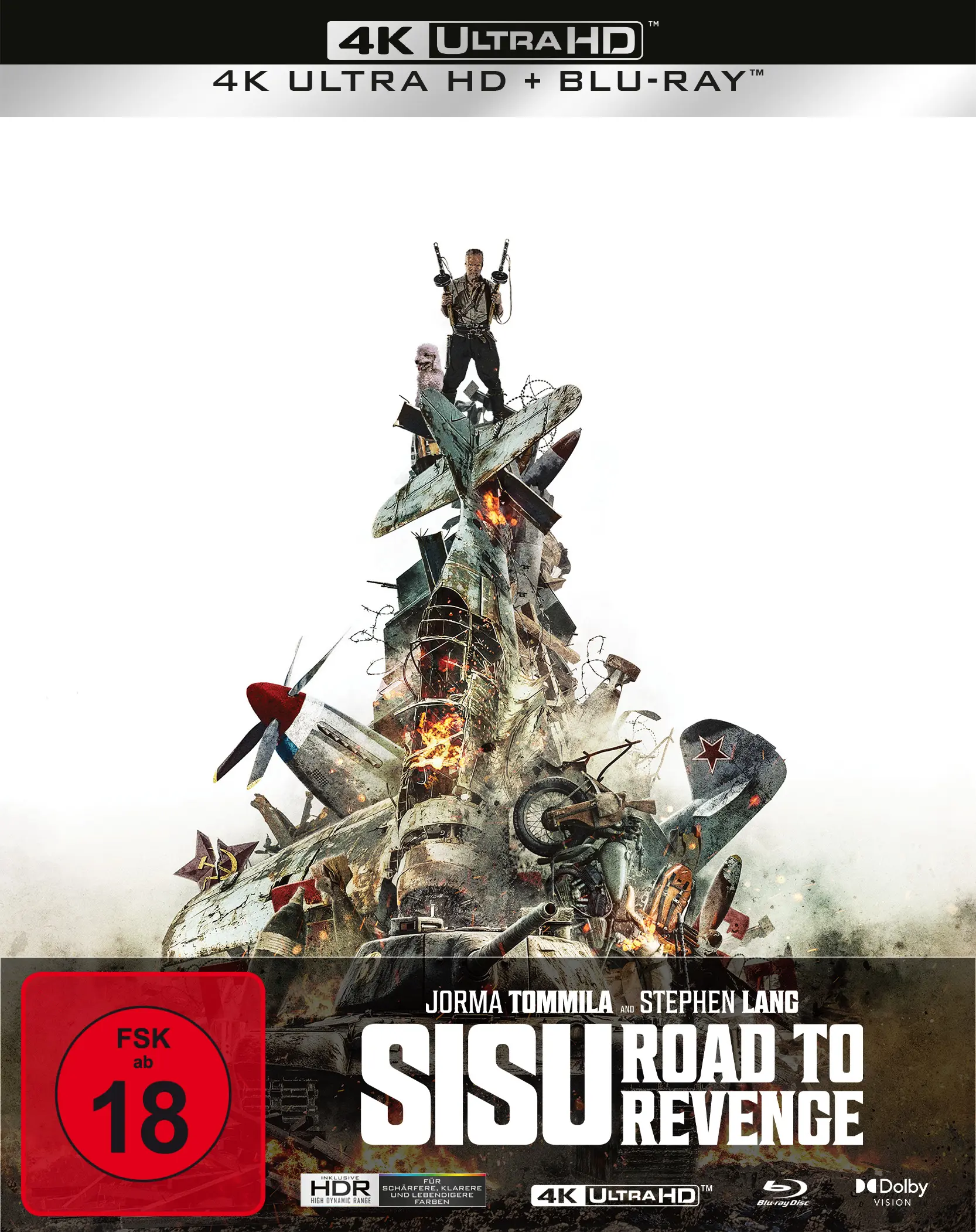 Sisu: Road to Revenge (Limitiertes Steelbook, 4K-UHD+Blu-ray) Cover