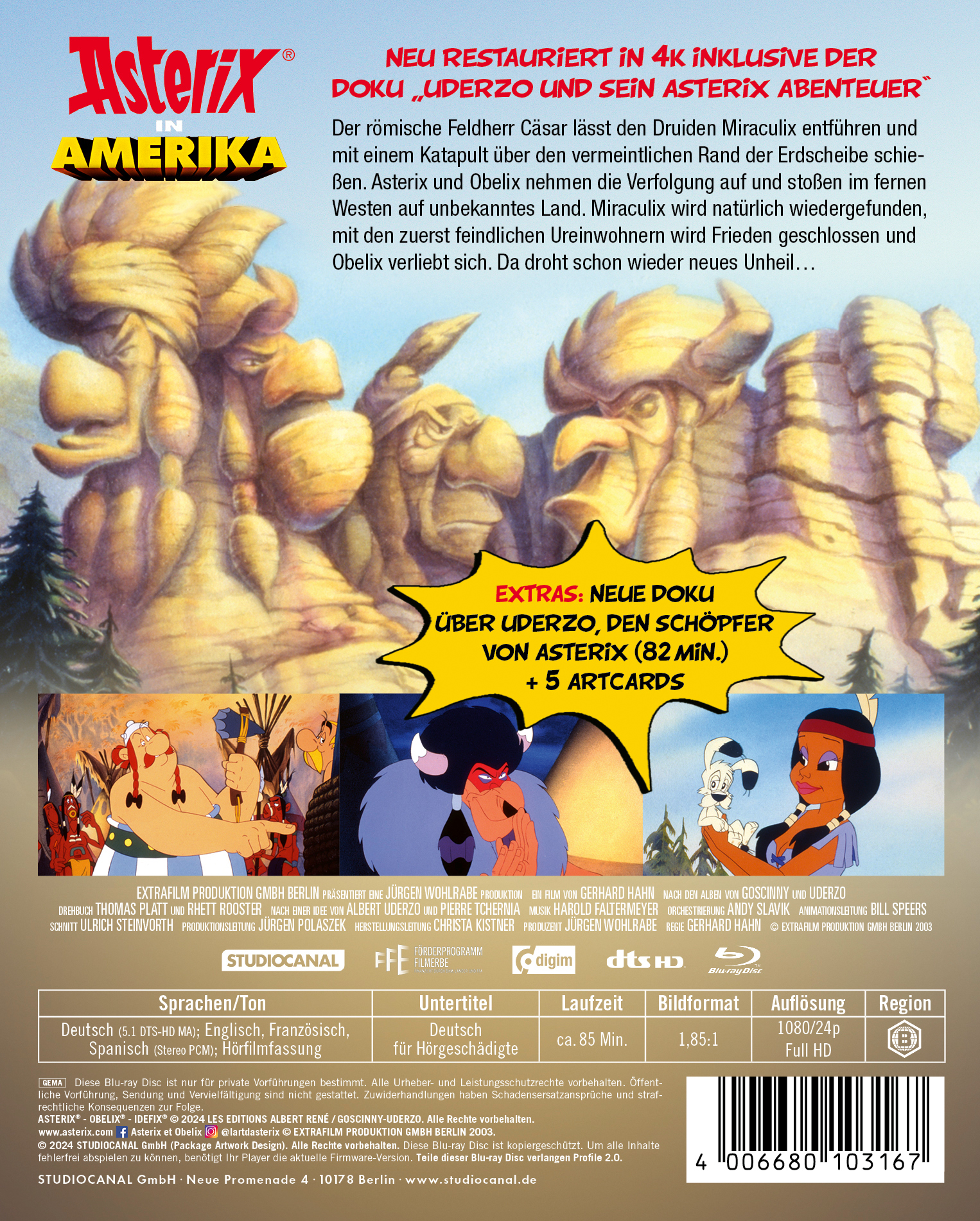 Asterix in Amerika - 30th Anniversary Edition (Blu-ray) Asterix in Amerika - 30th Anniversary Edition (Blu-ray)