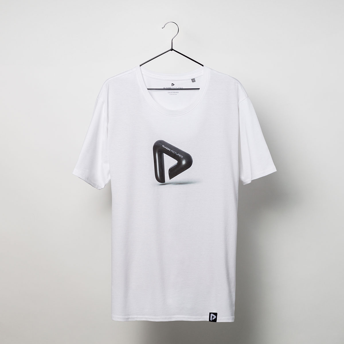 3D Graphic Logo PP T-Shirt Men White 3D Graphic Logo PP T-Shirt Men White