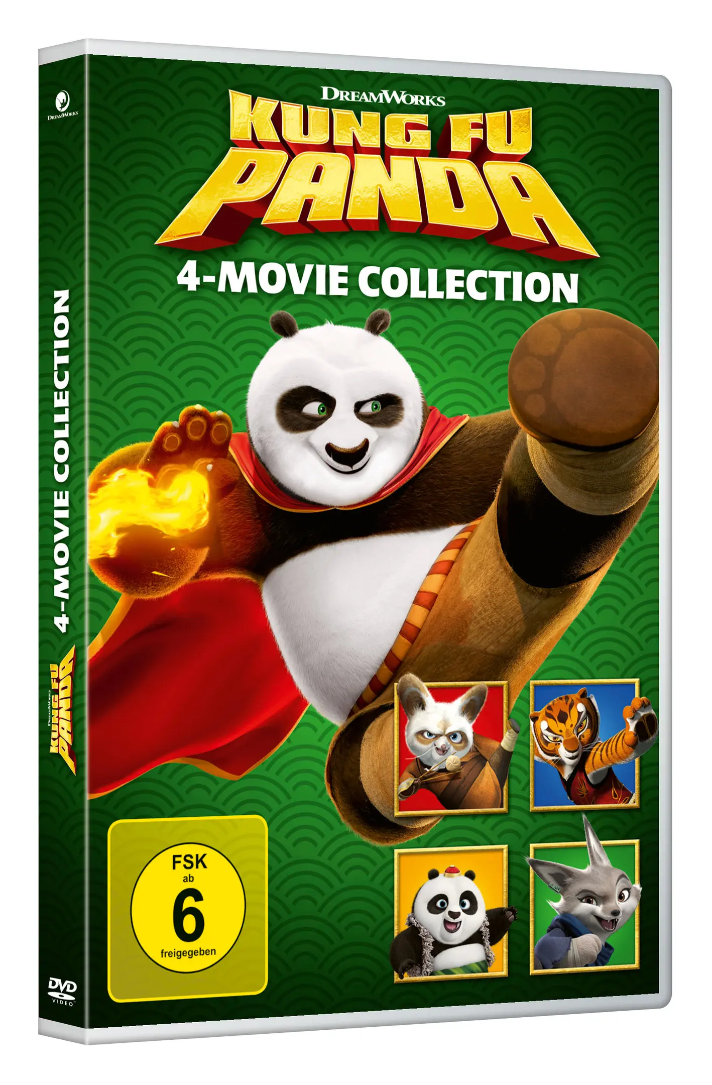Kung Fu Panda 1-4 Box Set (DVD)