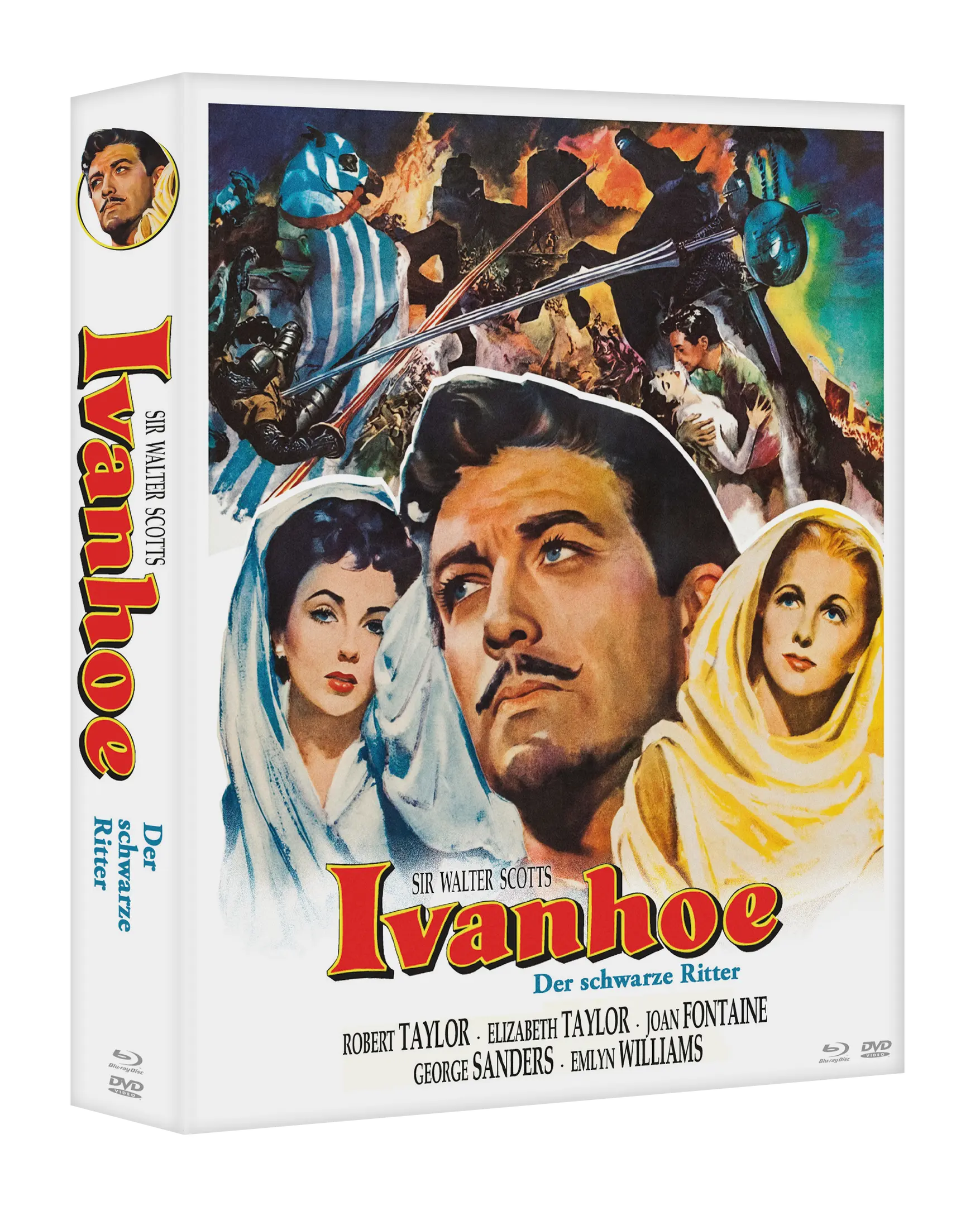 Ivanhoe - Der schwarze Ritter (Digipack, Blu-ray+DVD) Ivanhoe - Der schwarze Ritter (Digipack, Blu-ray+DVD)