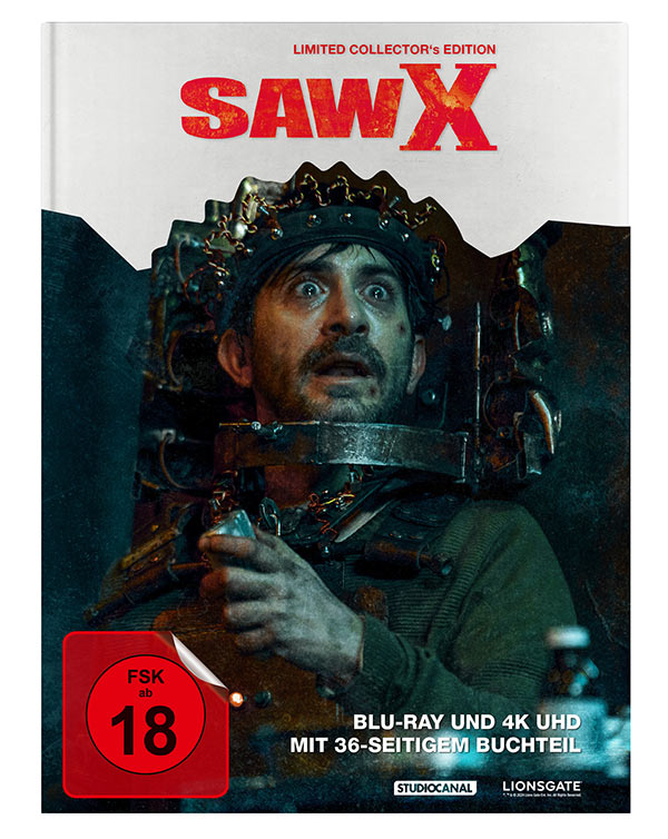 SAW X - Limited Collector´s Edition (4K-UHD+Blu-ray) Cover SAW X - Limited Collector´s Edition (4K-UHD+Blu-ray) Cover
