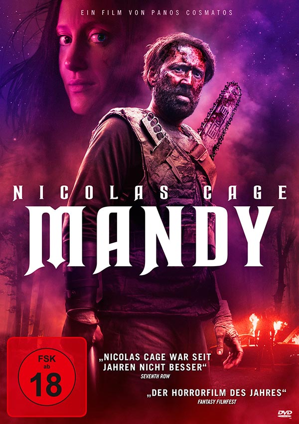 Mandy (DVD) Cover Buch, Veröffentlichung, Werbung, Plakat, Person