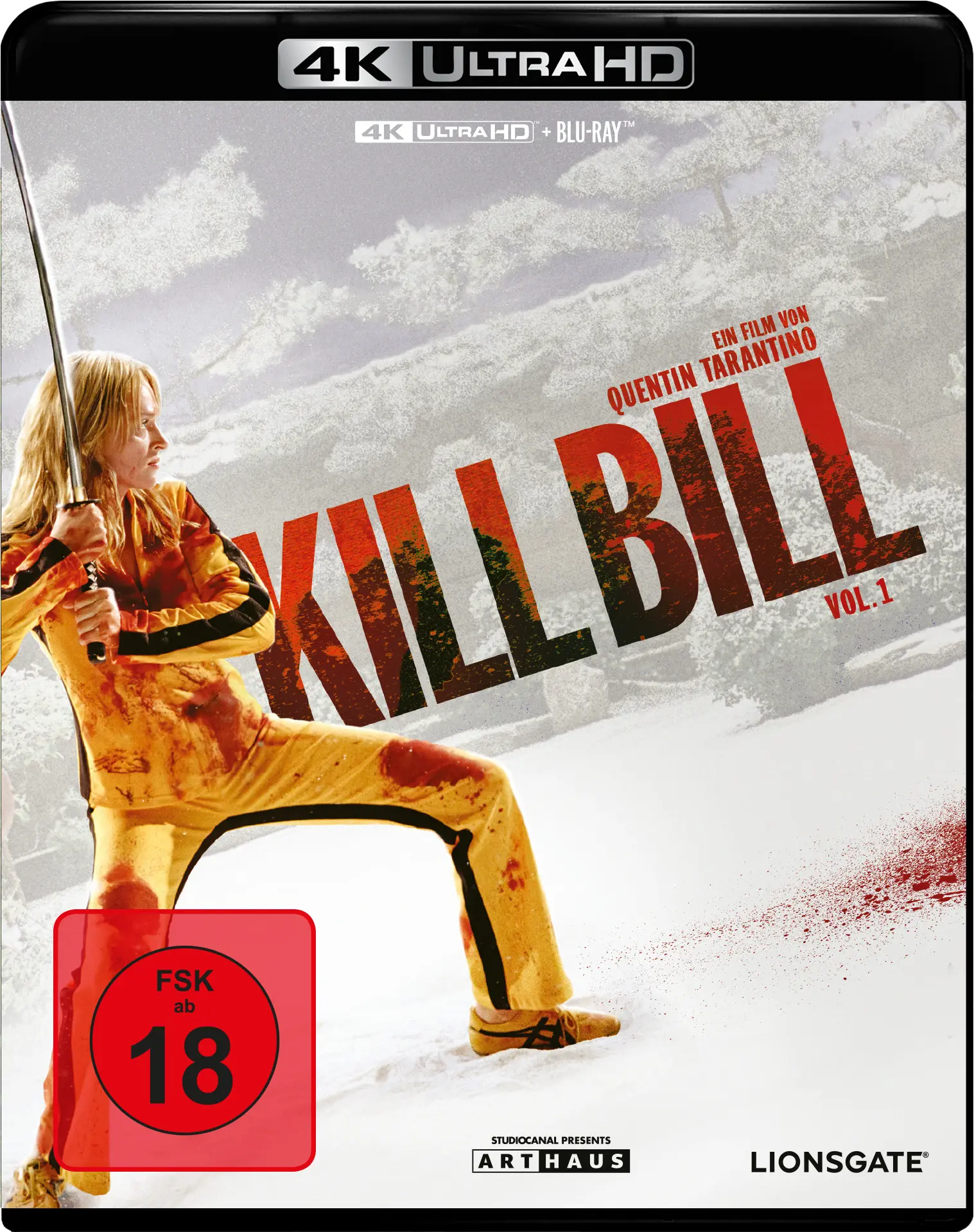 Kill Bill - Volume 1 (4K-UHD + Blu-ray) Cover