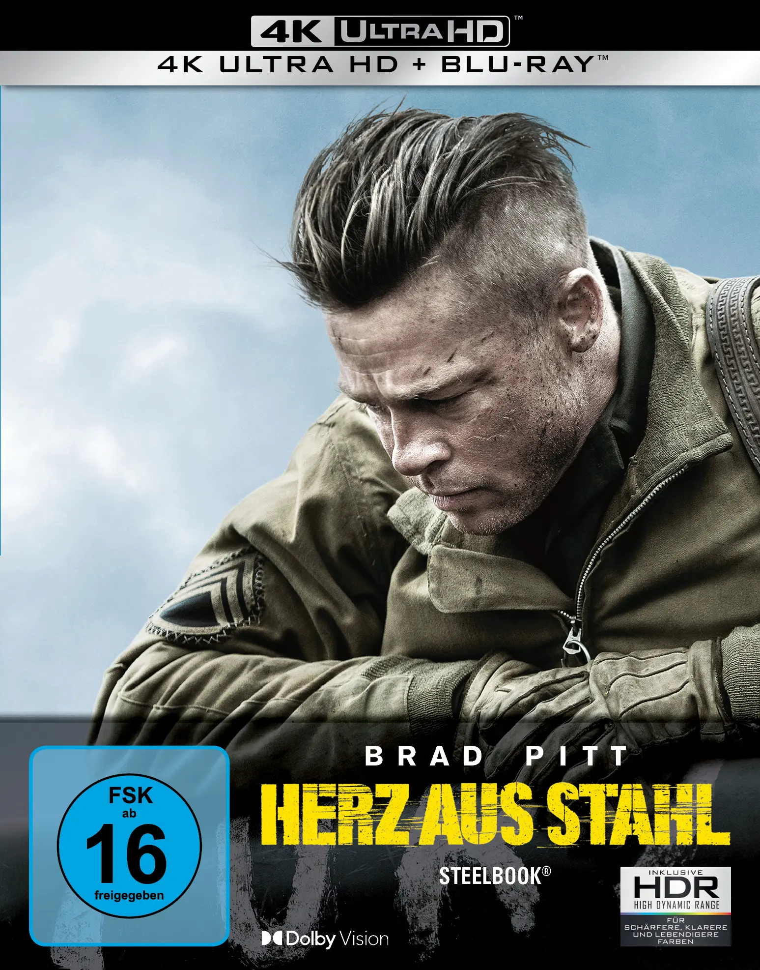 Herz aus Stahl (Limitiertes Steelbook, 4K-UHD+Blu-ray) Cover