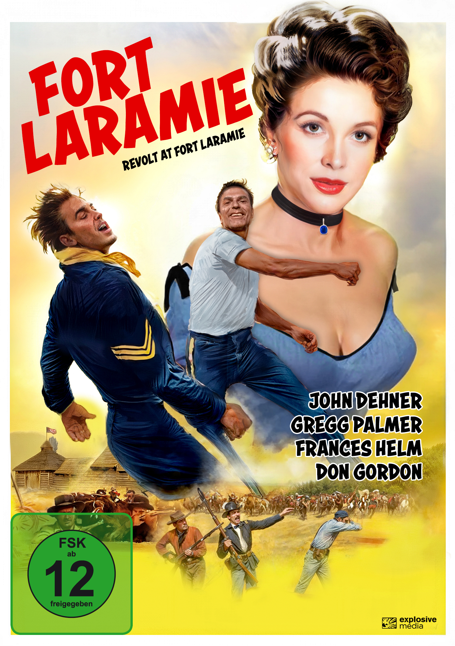 Fort Laramie (DVD) Cover Werbung, Plakat, Veröffentlichung, Mann, Person