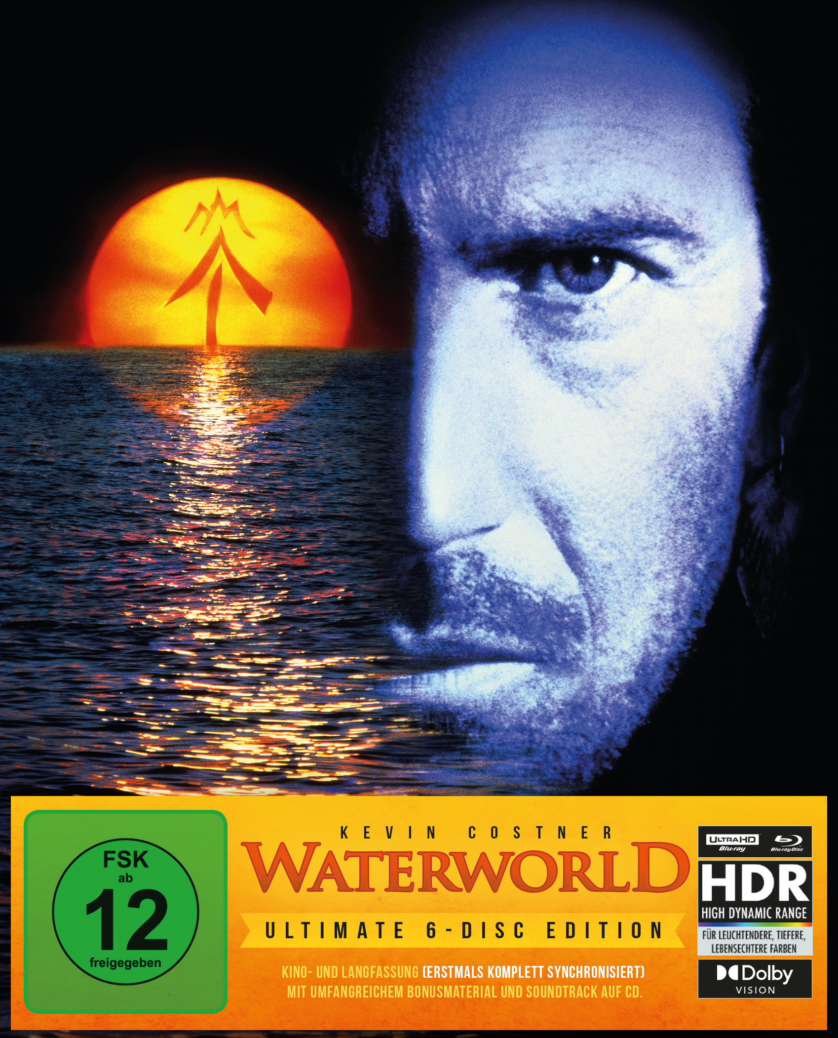 Waterworld (Special Edition, 2 4K-UHDs, 3 Blu-rays, CD) (Shop exkl.)