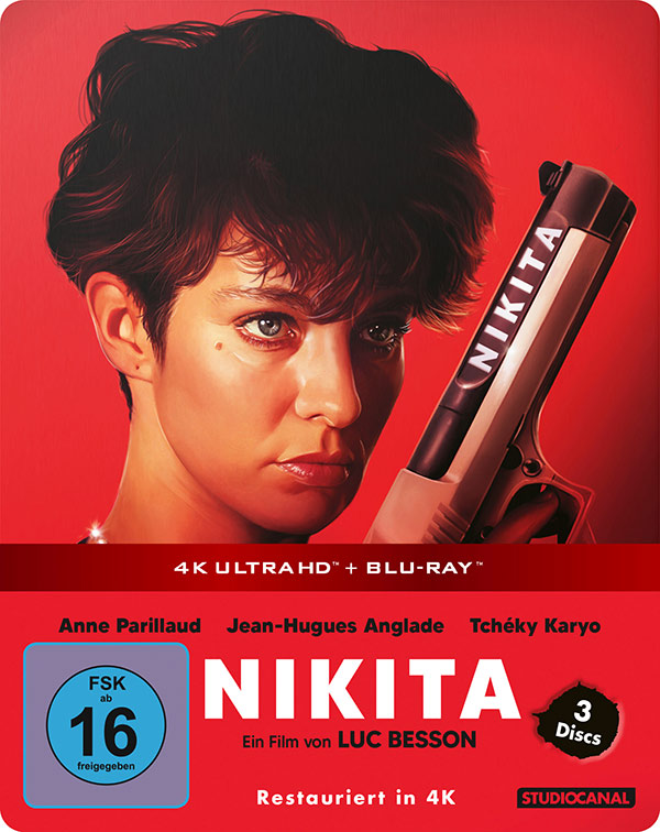 Nikita - Limited Steelbook Edition (4K-UHD + 2 Blu-rays) Cover
