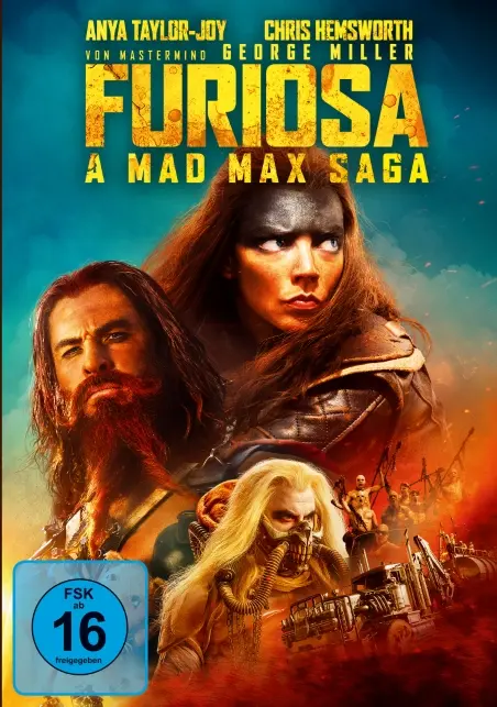 Furiosa: A Mad Max Saga (DVD) Cover
