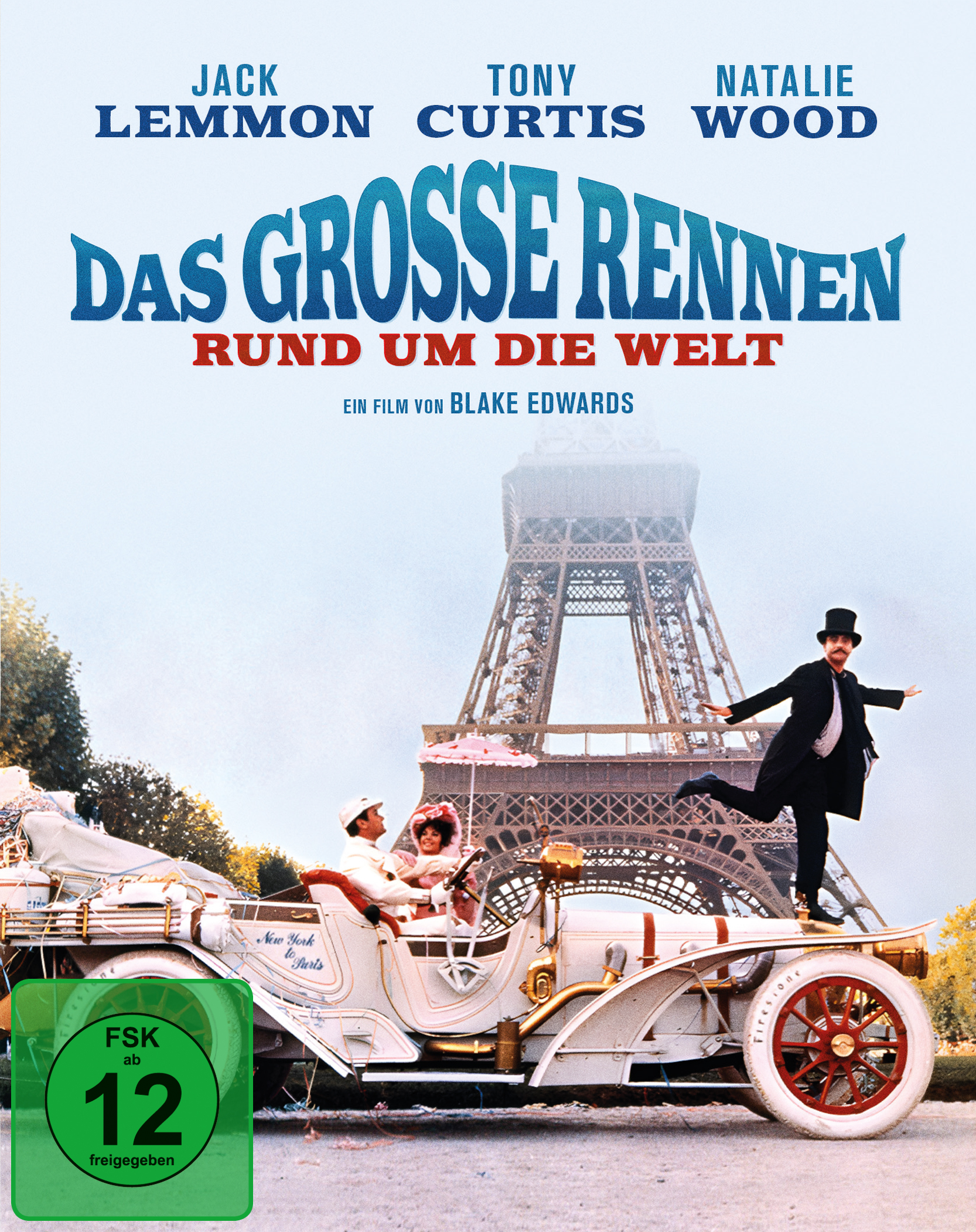 Das große Rennen rund um die Welt (Mediabook A, Blu-ray+DVD) Cover