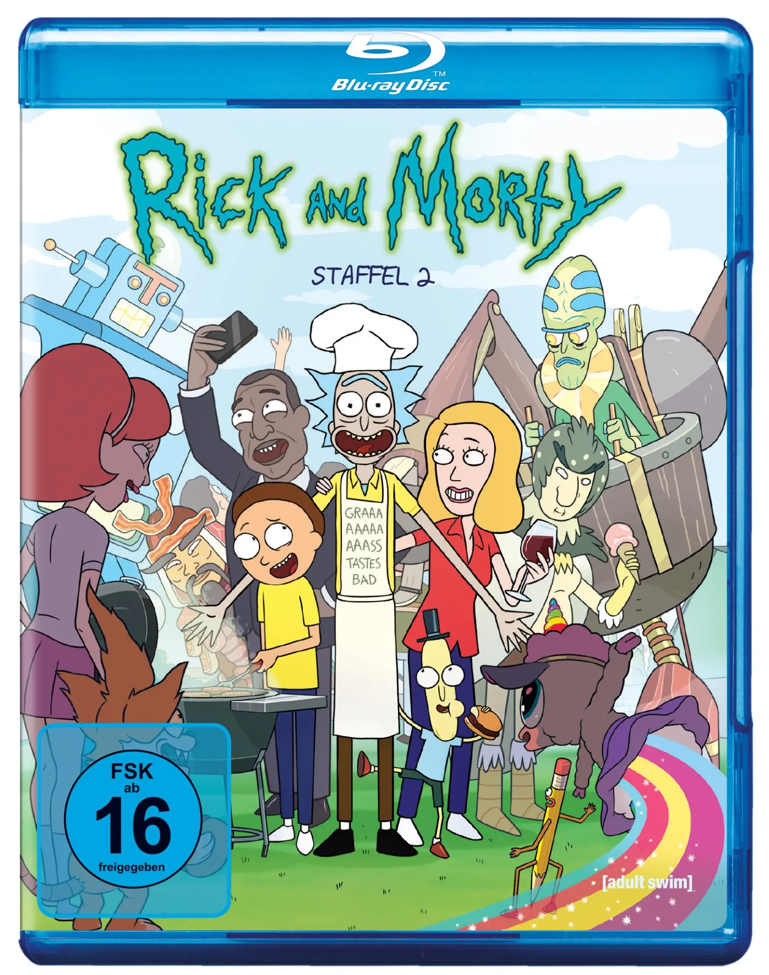 Rick and Morty (Uncensored): Die komplette 2. Staffel (Blu-ray)