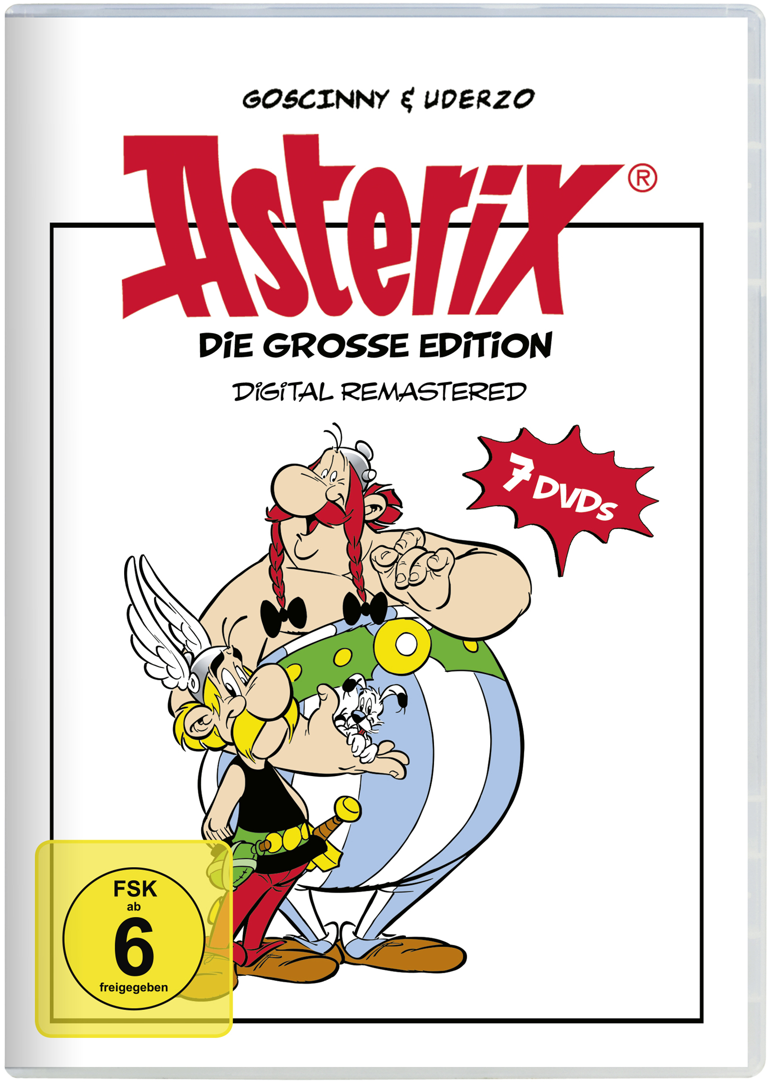 Die große Asterix Edition - Digital Remastered (2023) (7 DVDs) Cover Die große Asterix Edition - Digital Remastered (2023) (7 DVDs) Cover