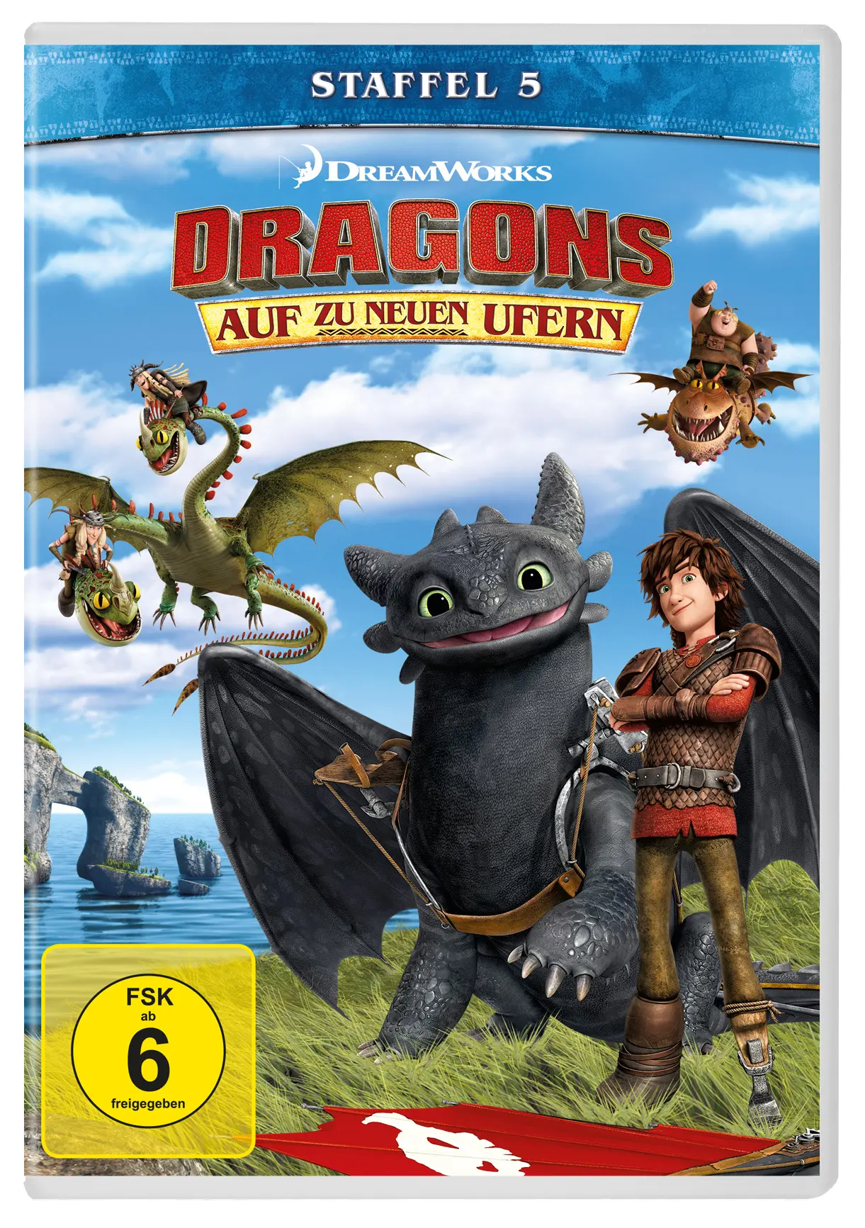 Dragons - Auf zu neuen Ufern: Staffel 5 (DVD)